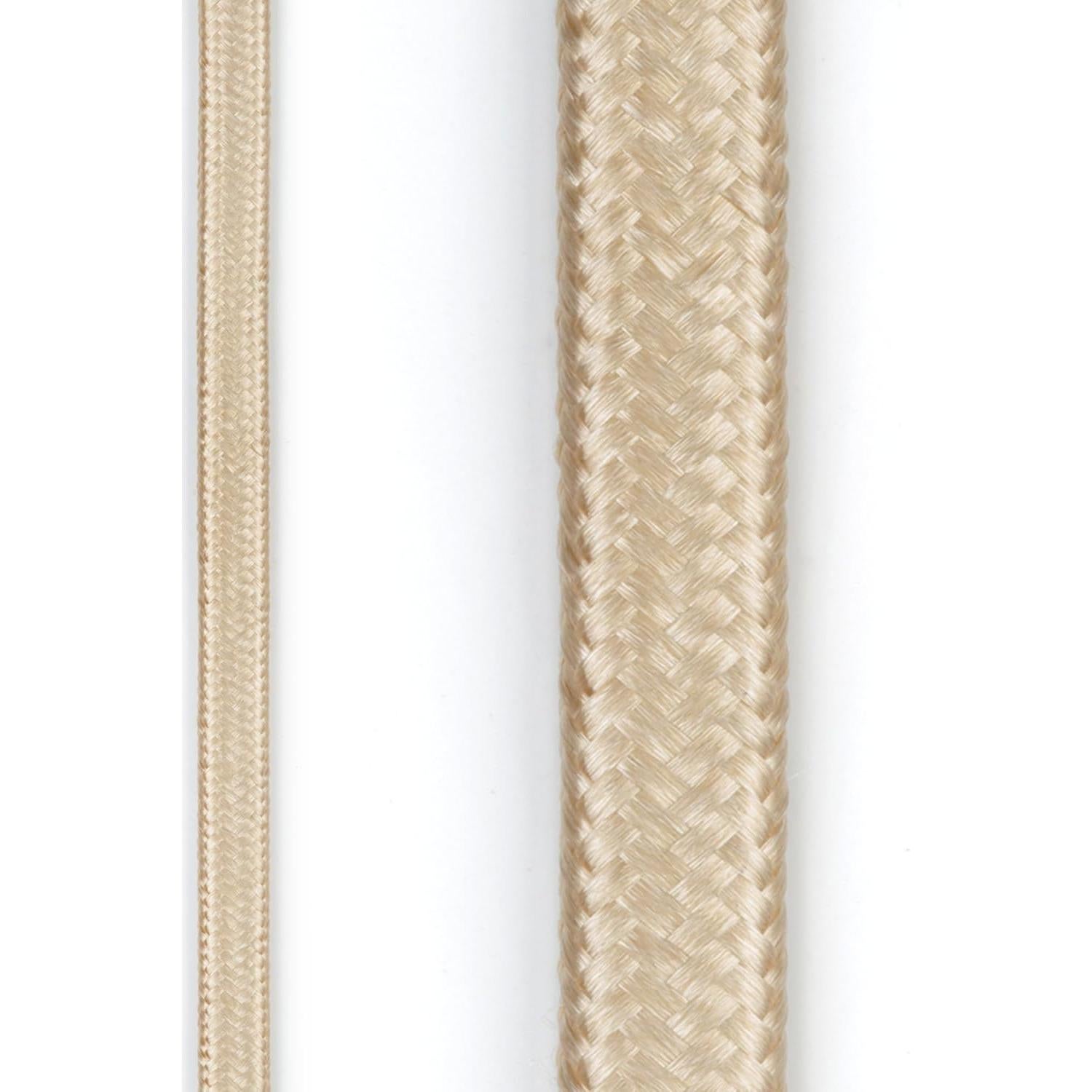 Cable de Extensión de Tela Globe Electric 2.7m 3 Salidas Dorado