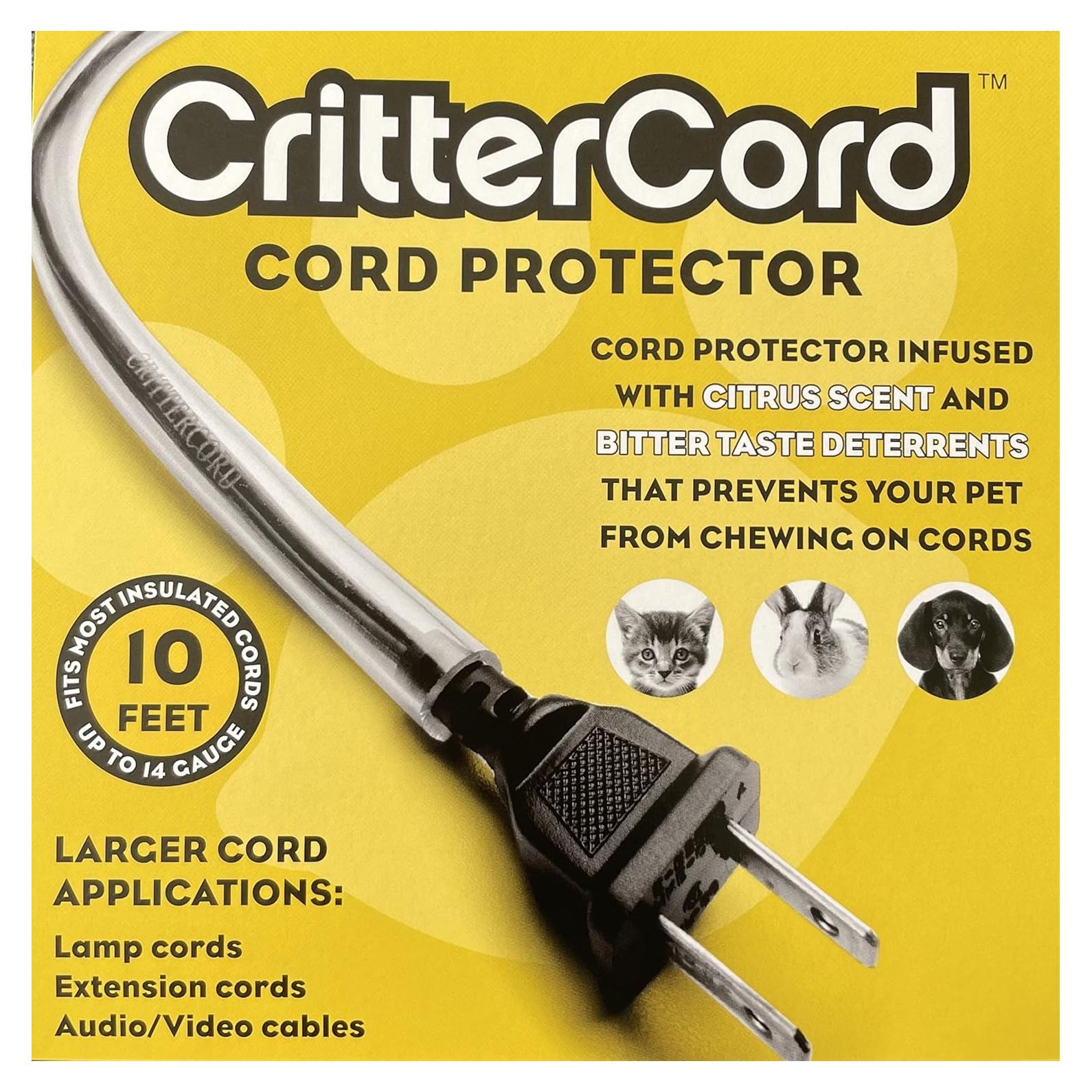 Protector de Cables CritterCord 3.05m para Mascotas - Aroma Cítrico