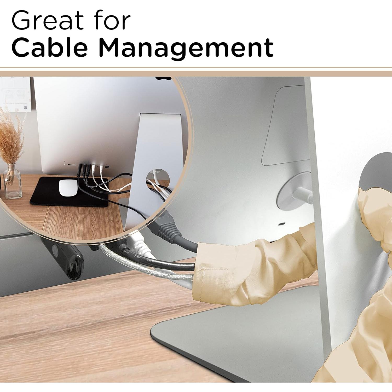 Cubierta de Cable de Tela Cordinate 1.83 m Champagne