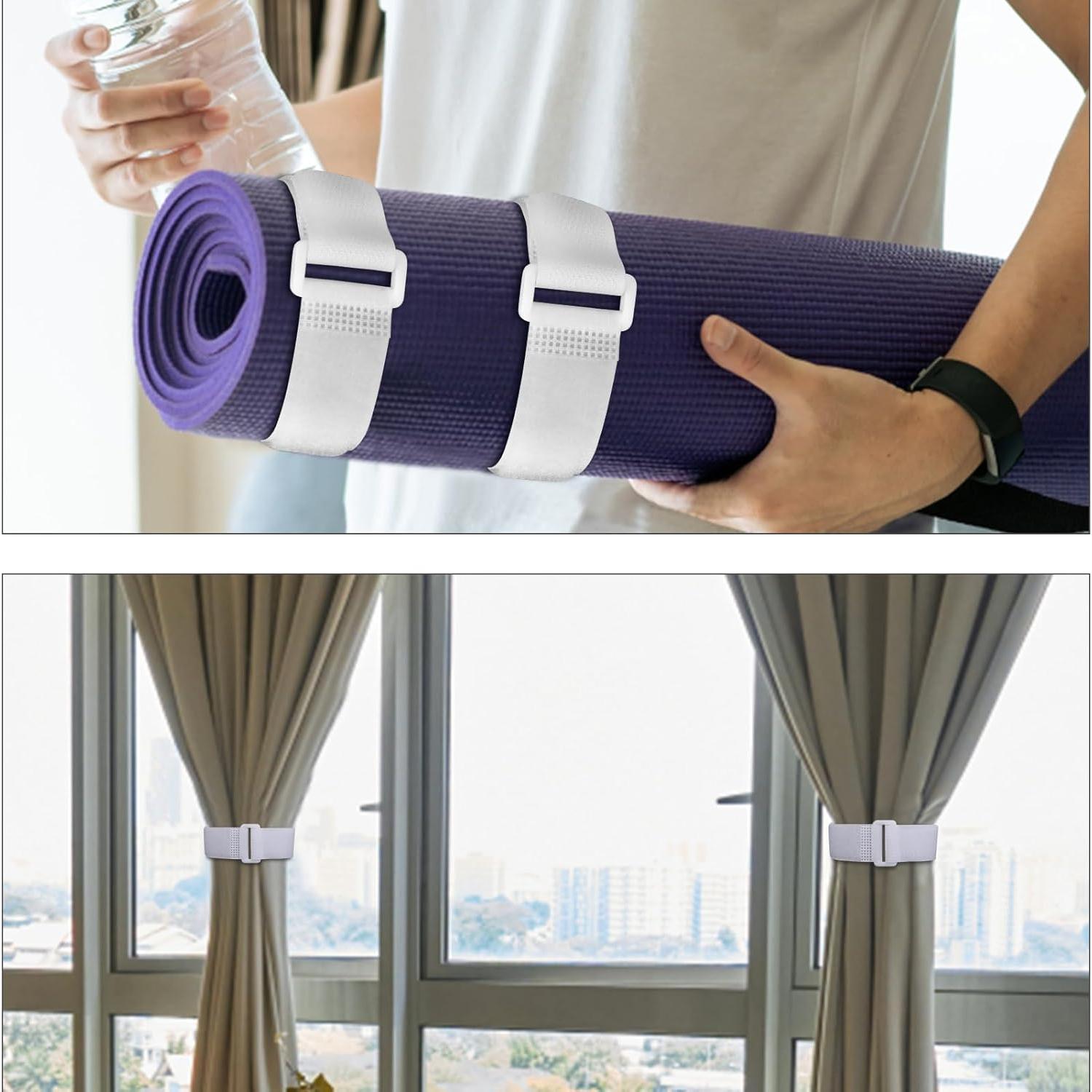 Organizador de Cables PASOW 25 Piezas 30.48 cm Nylon Blanco