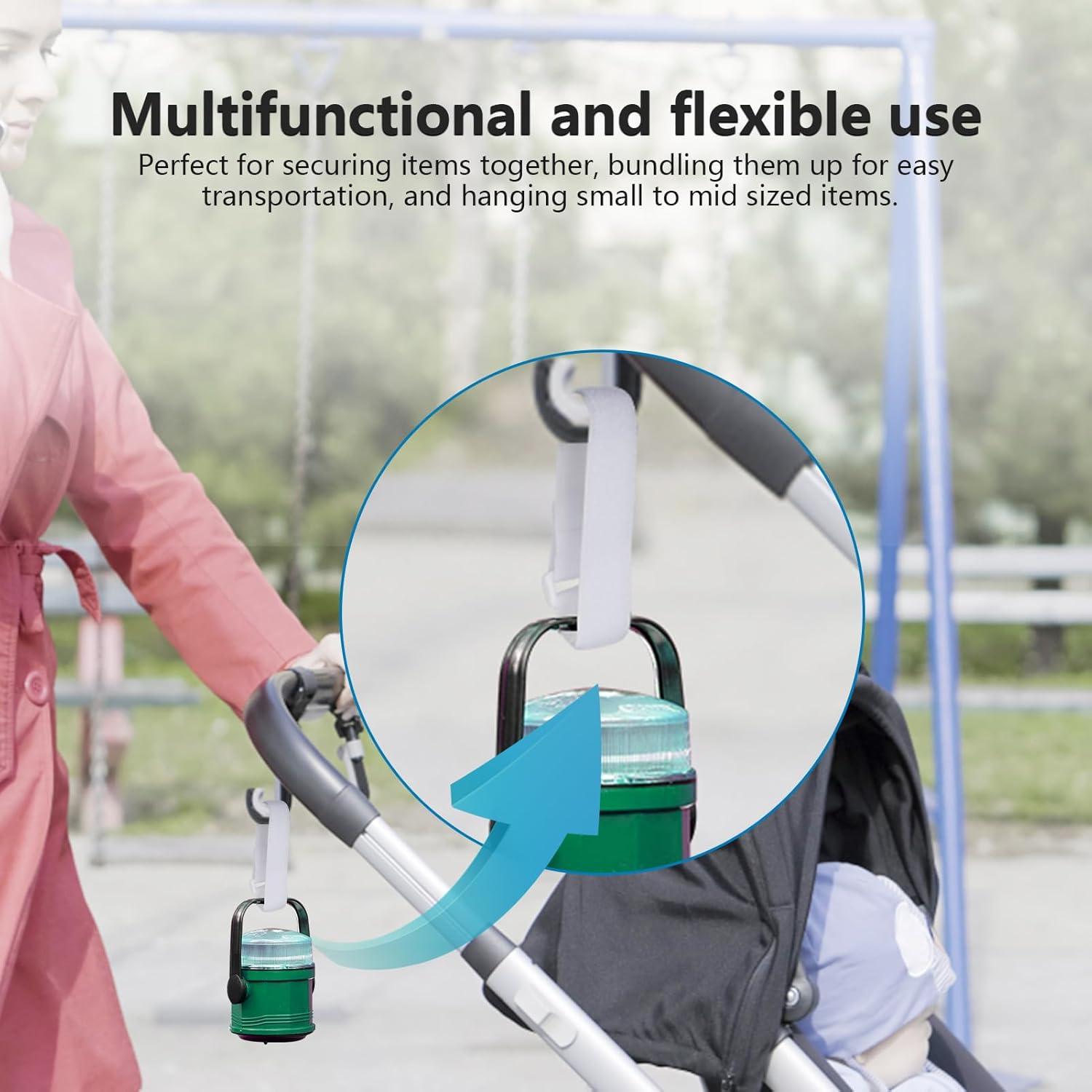 Organizador de Cables PASOW 25 Piezas 30.48 cm Nylon Blanco