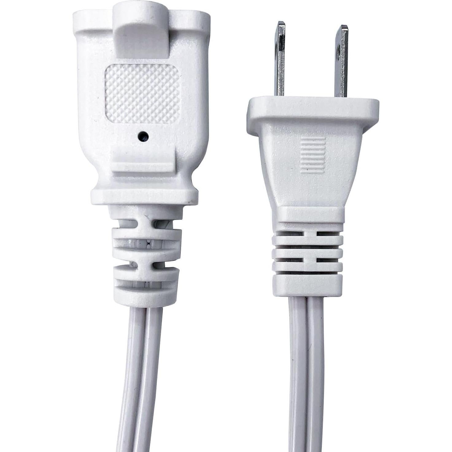 Cable de Extensión 1.52m Musunpara 2 Clavijas 10A 125V Blanco
