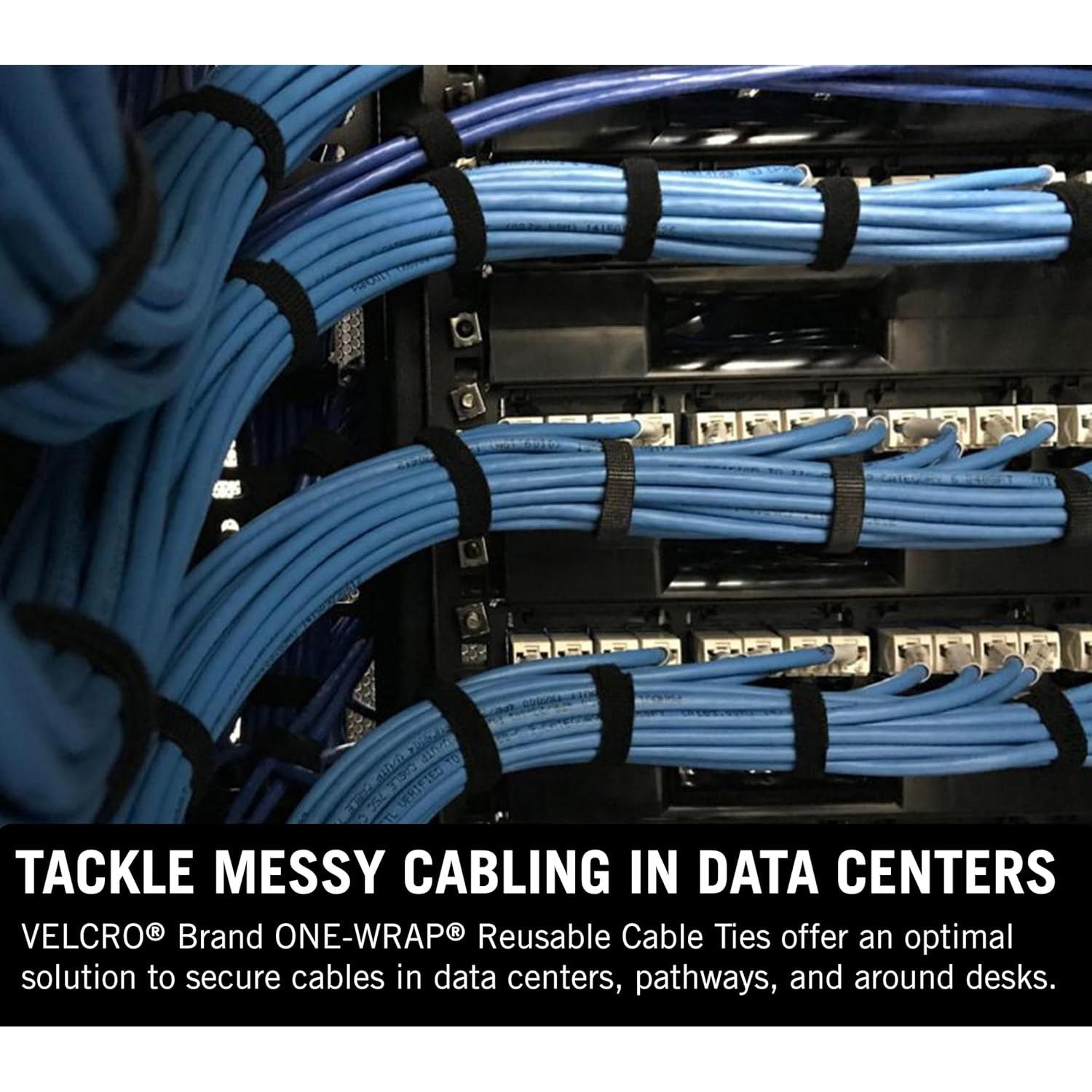 Cinta VELCRO ONE-WRAP Doble Cara 0.95 cm x 22.86 m