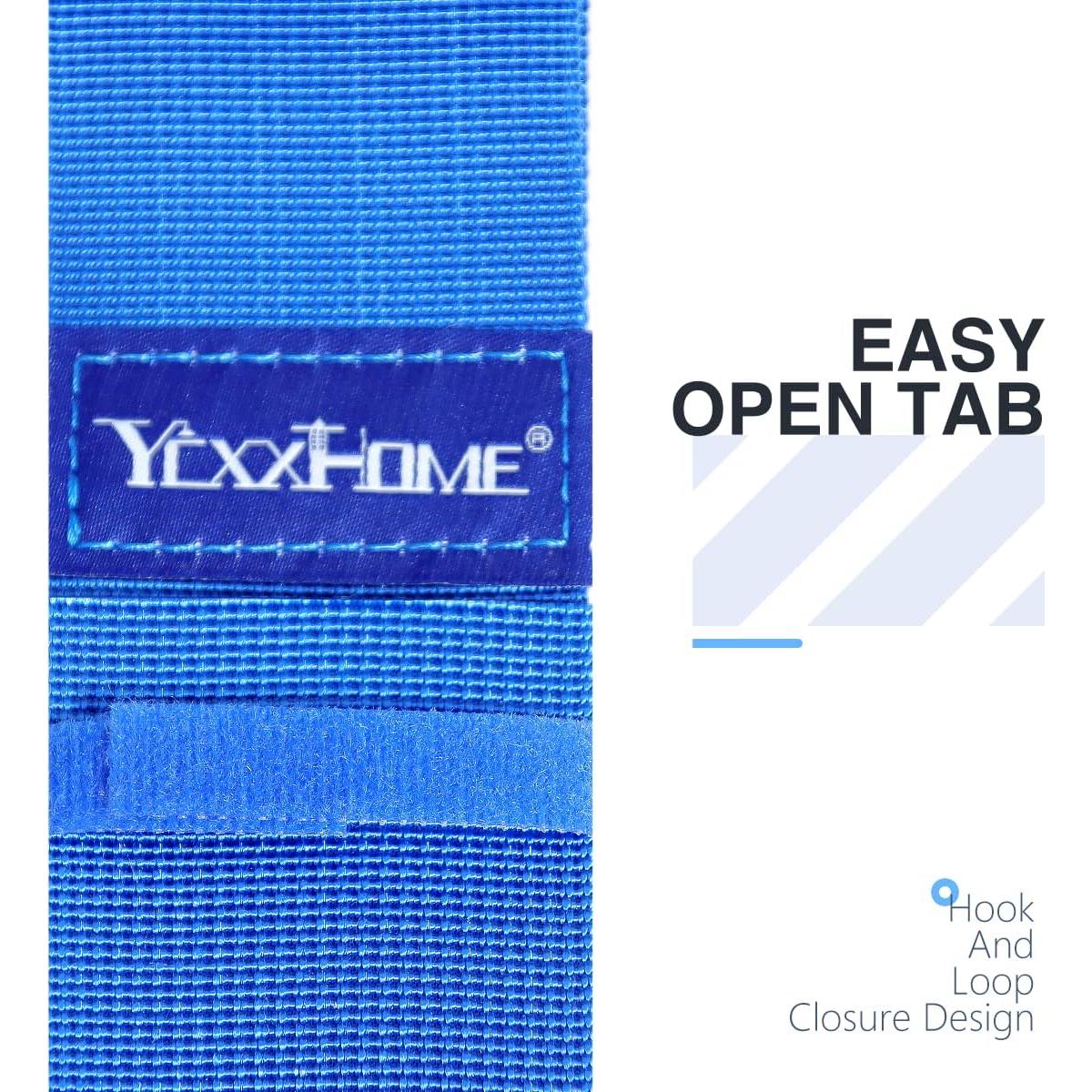 3 PCS Correa Organizador de Manguera Nylon YCXX 71.12 cm Azul