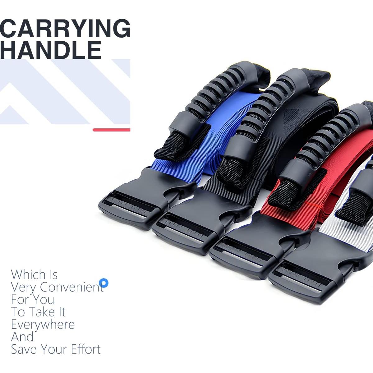 3 PCS Correa Organizador de Manguera Nylon YCXX 71.12 cm Azul