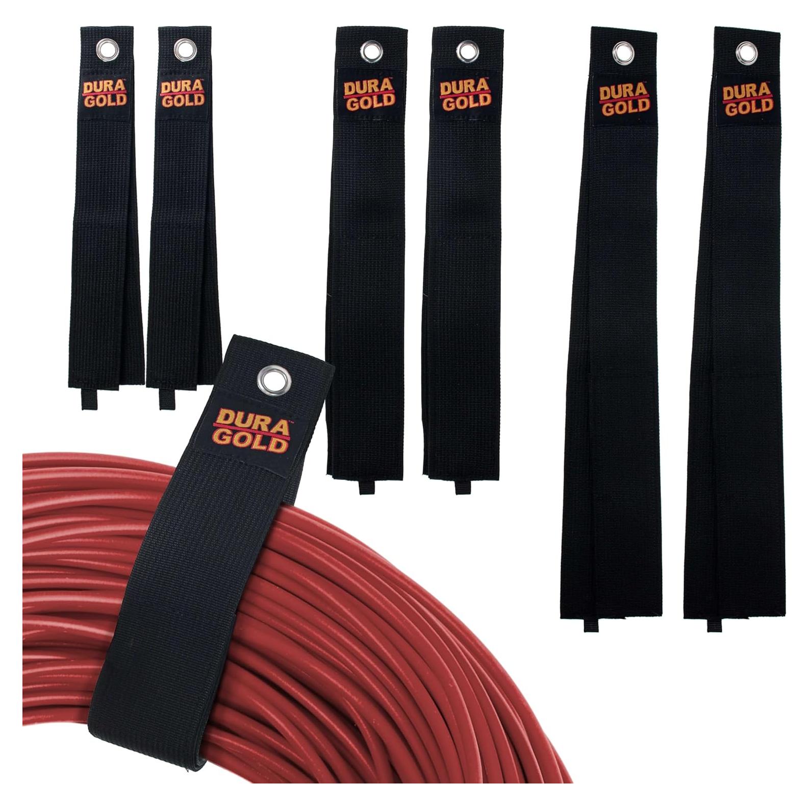 Correas Organizadoras de Cables Dura-Gold, Set de 6 Piezas