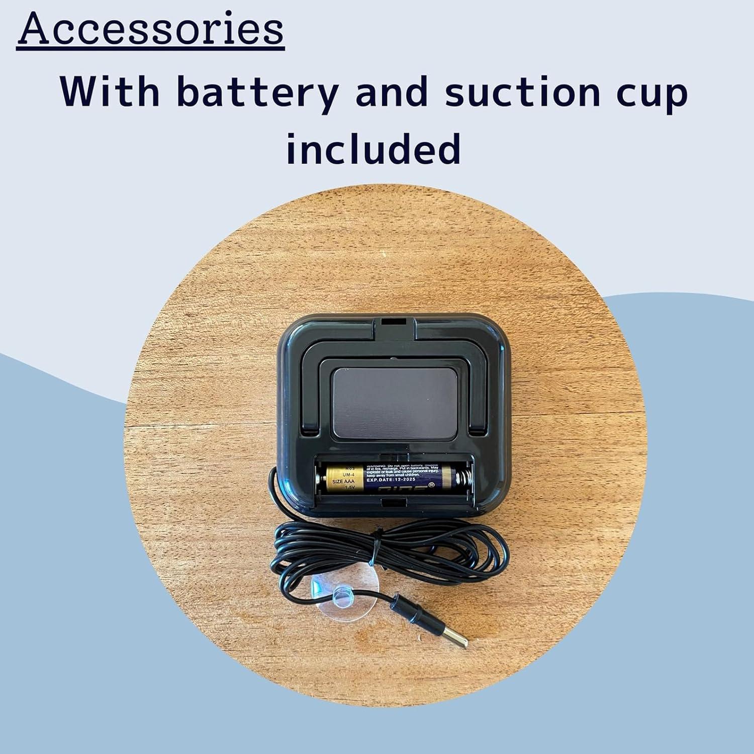 Termómetro Digital HATUSOKU con Sensor Externo para Agua y Refrigerador