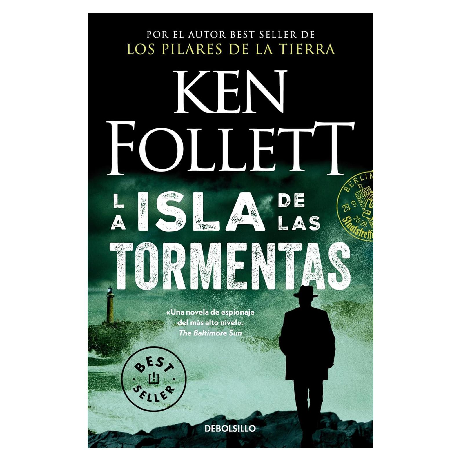 La isla de las tormentas Ken Follett - Thriller bélico 182 pgs