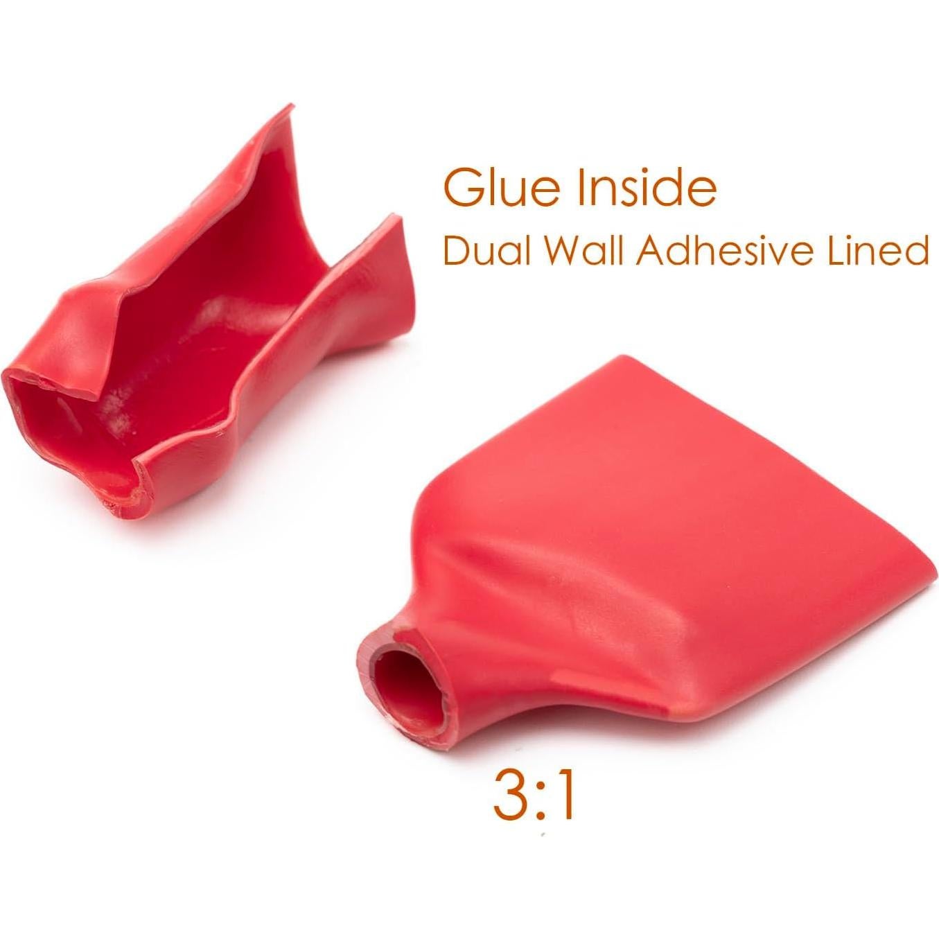 Manguera Termoretráctil Doble Pared MEYOOZIISU 7.9mm Rojo y Negro