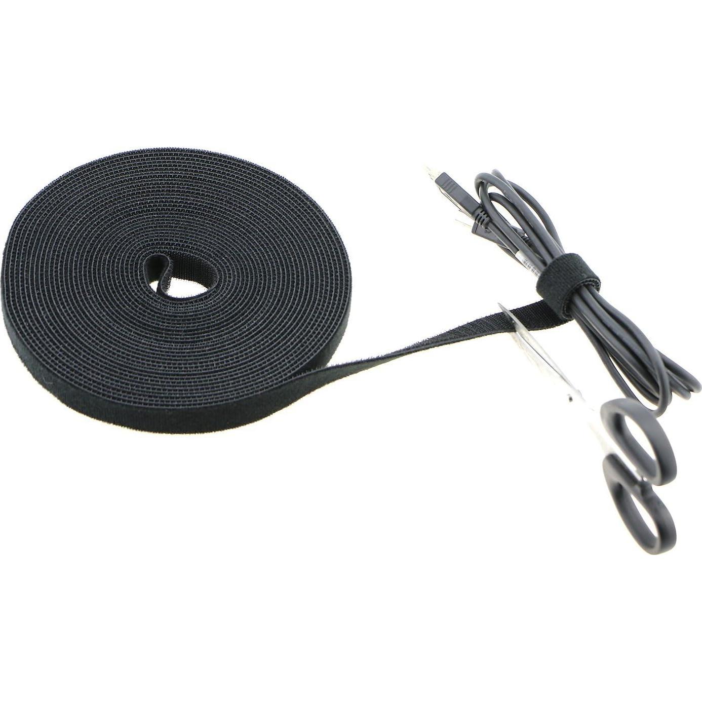 Cinta de Sujeción PASOW Doble Cara Nylon 22.86m para Cables