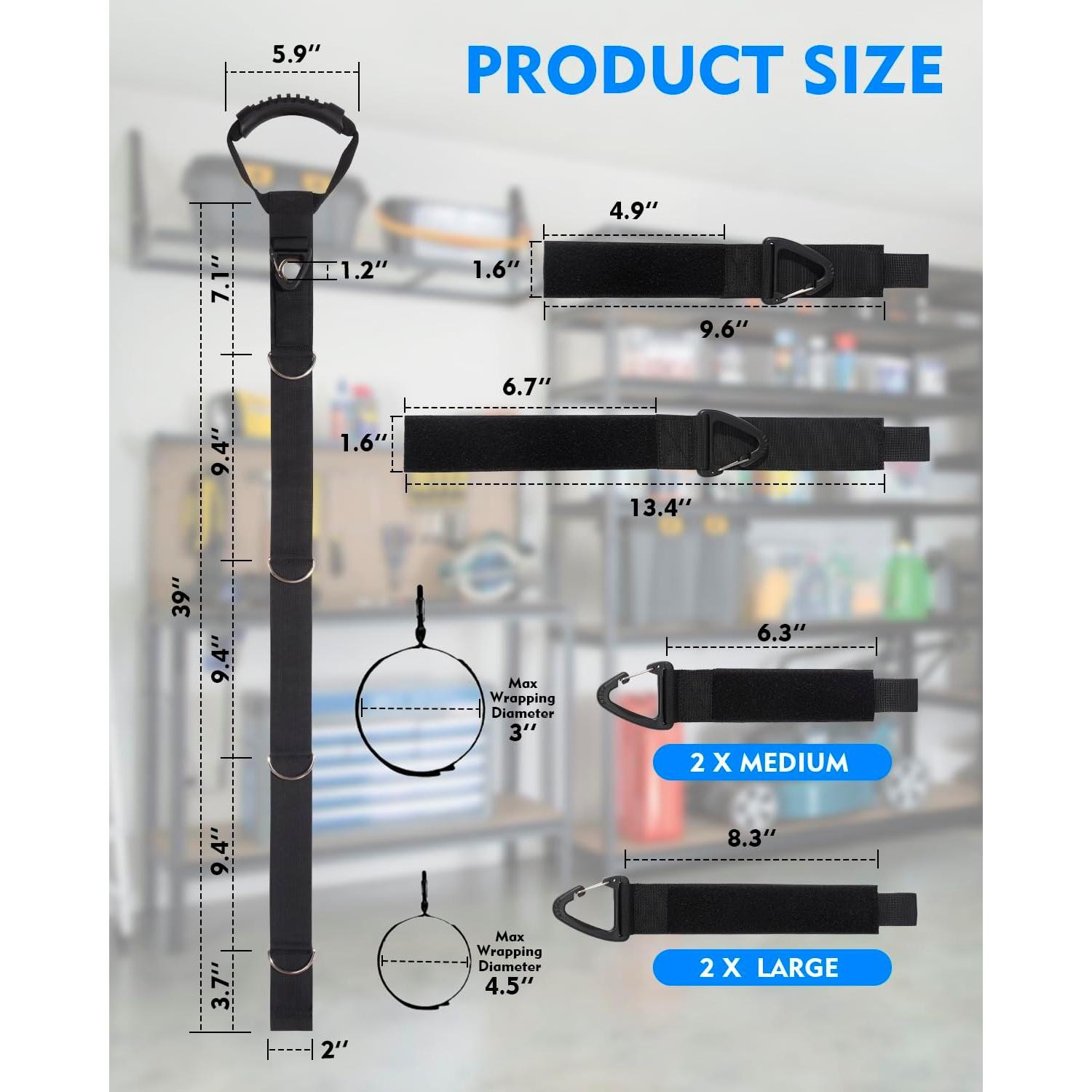 Organizador de Cables de Extensión HYLIYAKI - Paquete de 2