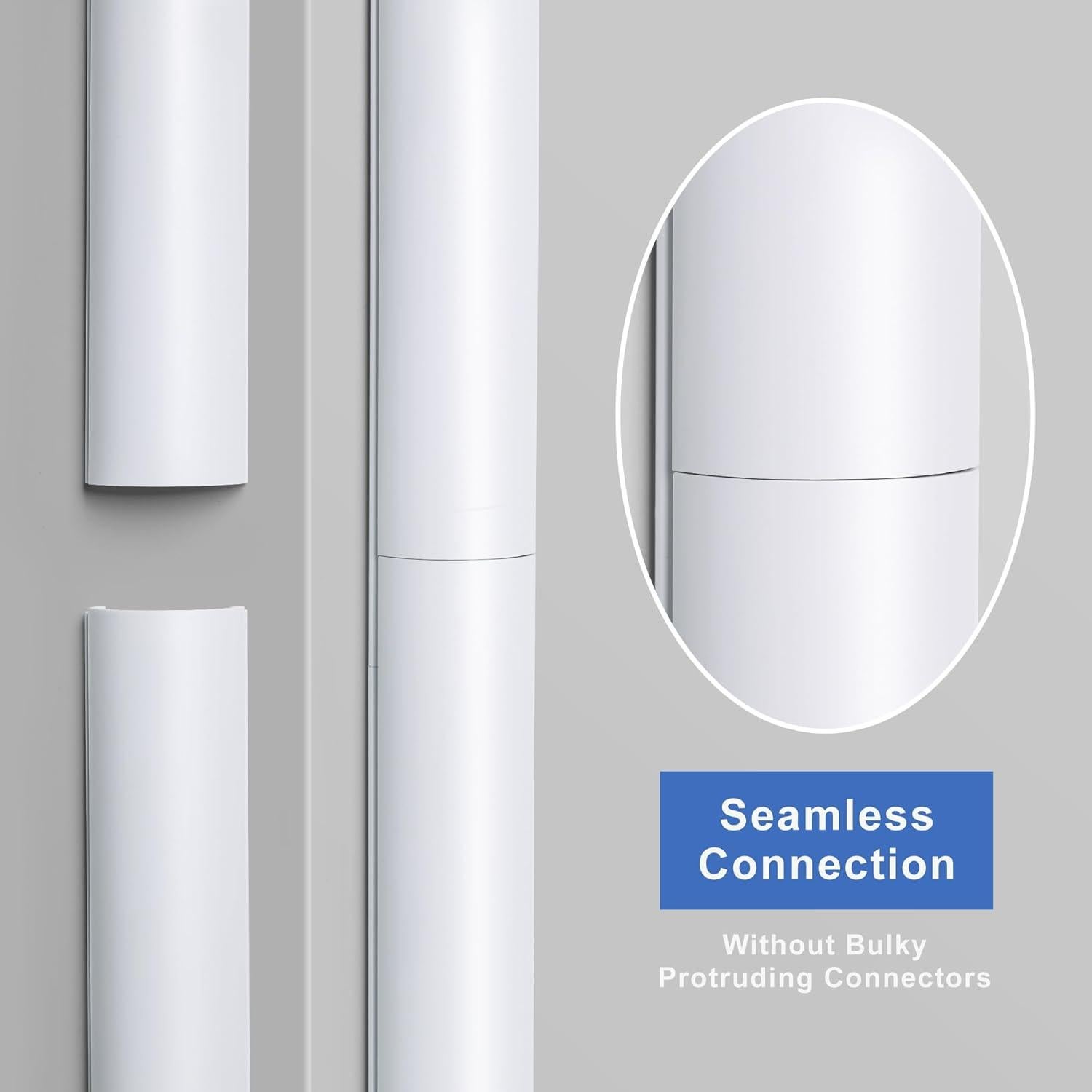 Cubierta de Cables ZhiYo 86cm Blanca para 2-4 Cables