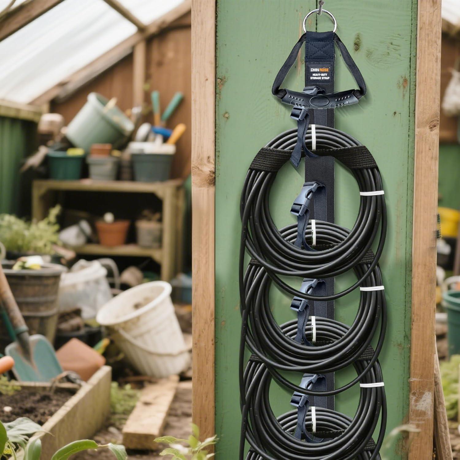 Organizador de Cables Chinrose 2 PCS Ajustable 5 Ranuras