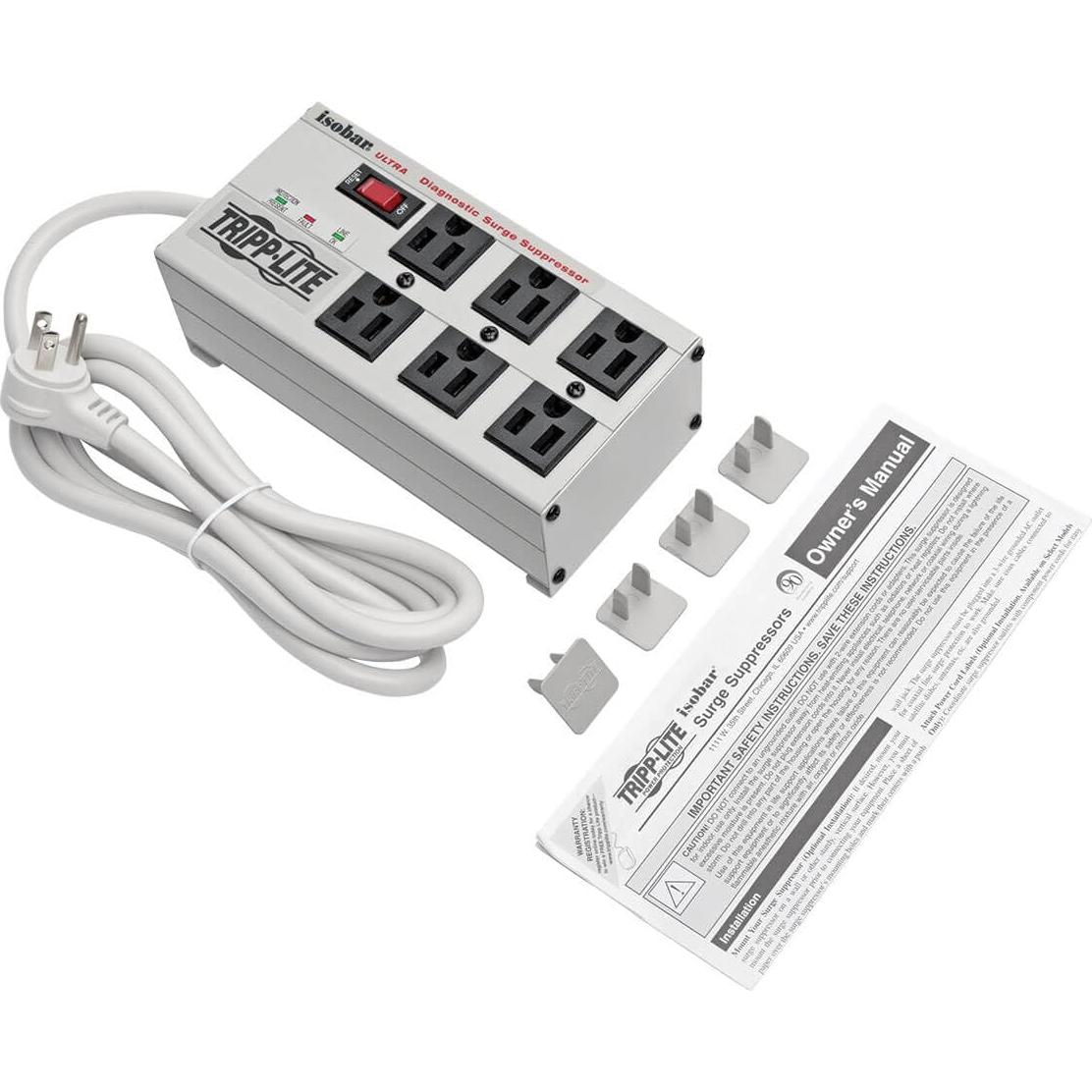 Protector de Sobretensión Tripp Lite ISOBAR6Ultra 6 Salidas 3330J