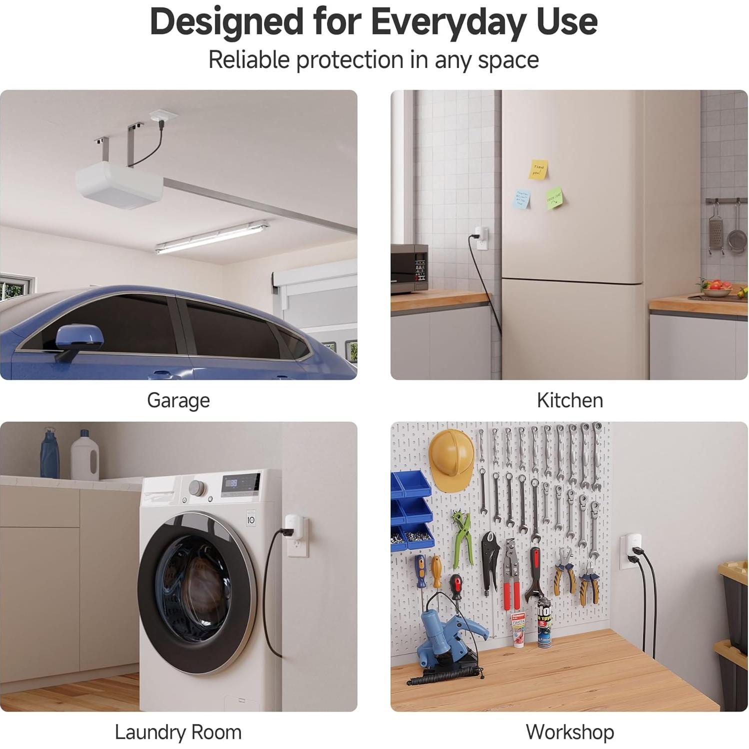 Protector de Sobretensión Cable Matters 1350J 1 Salida 500V