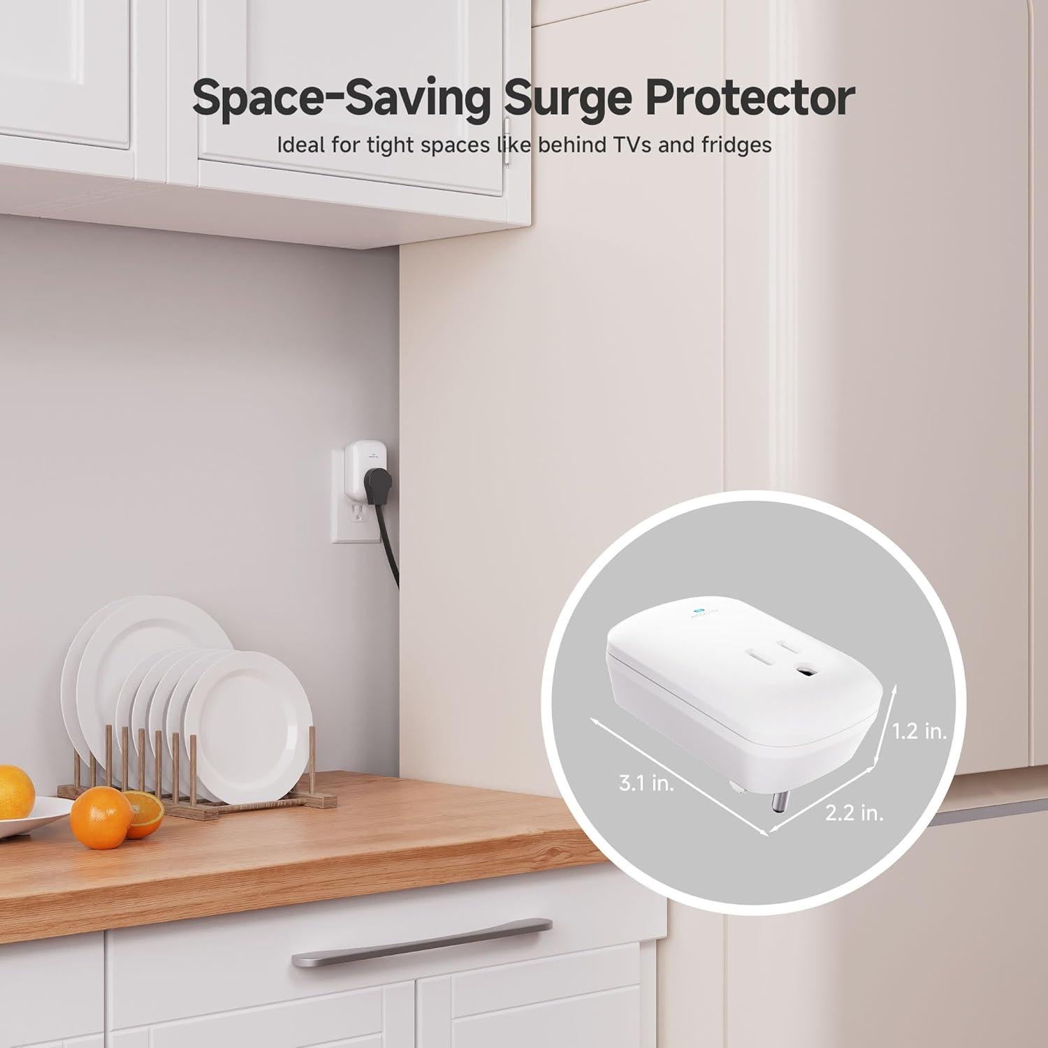 Protector de Sobretensión Cable Matters 1350J 1 Salida 500V