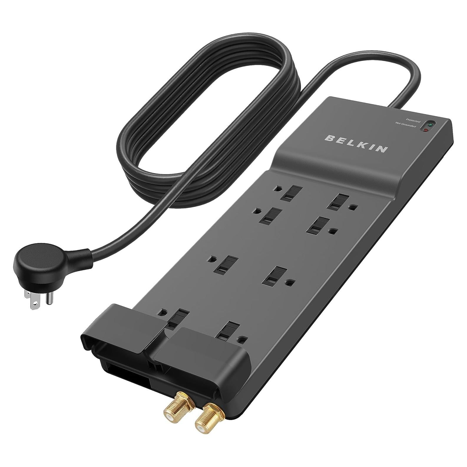 Regleta de 8 Salidas Belkin BE108230-12 con 3.6m de Cable