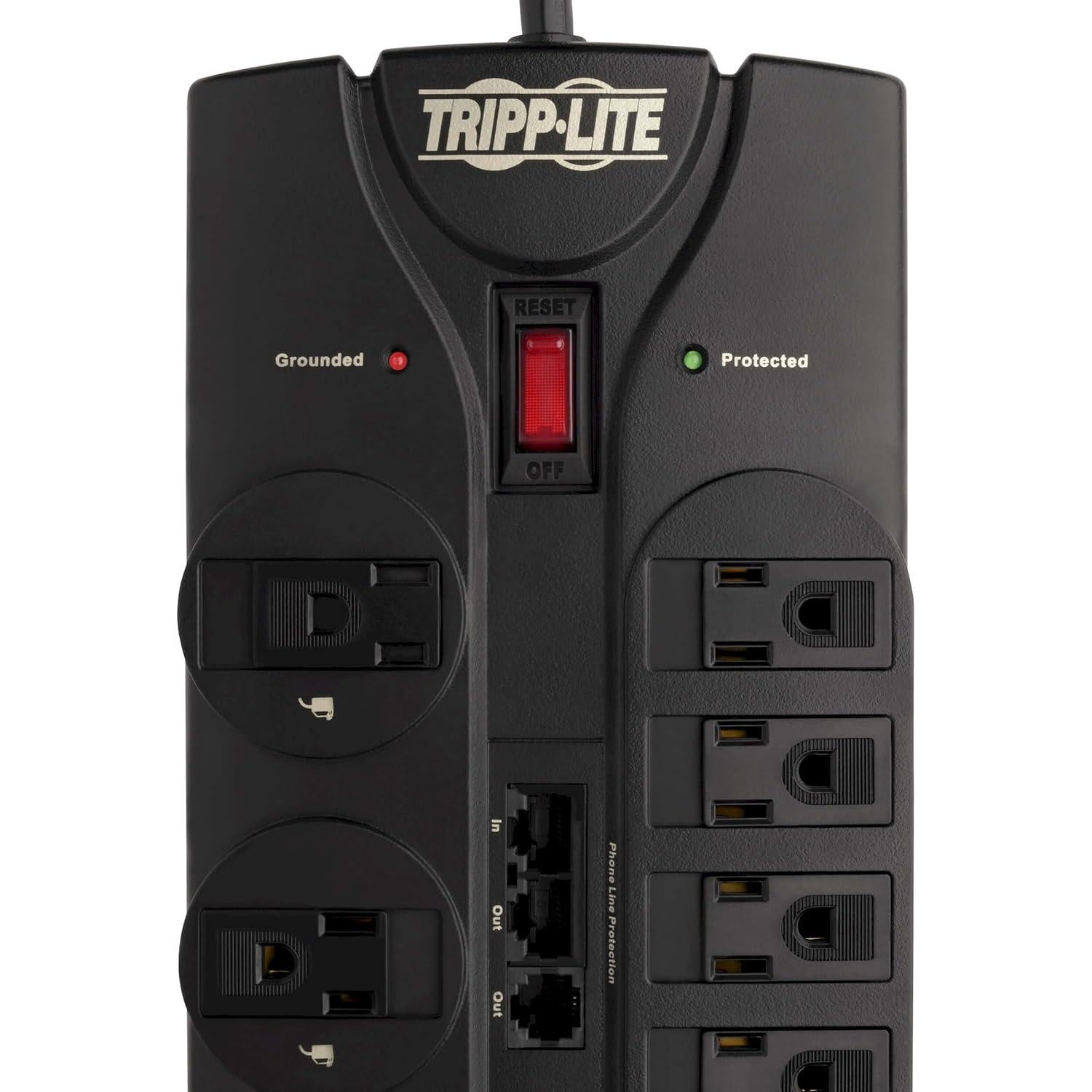 Protector de Sobretensión Tripp Lite 12 Salidas 2.44m Negro