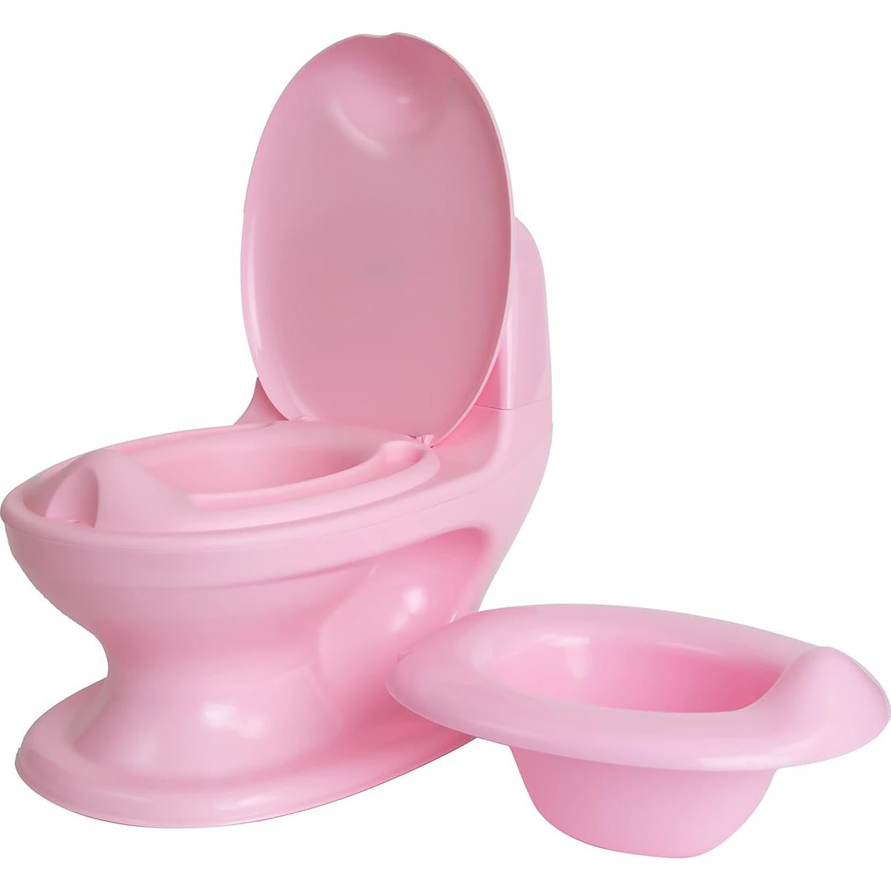 Orinal de Entrenamiento Nuby Rosa con Sonido 18+ Meses