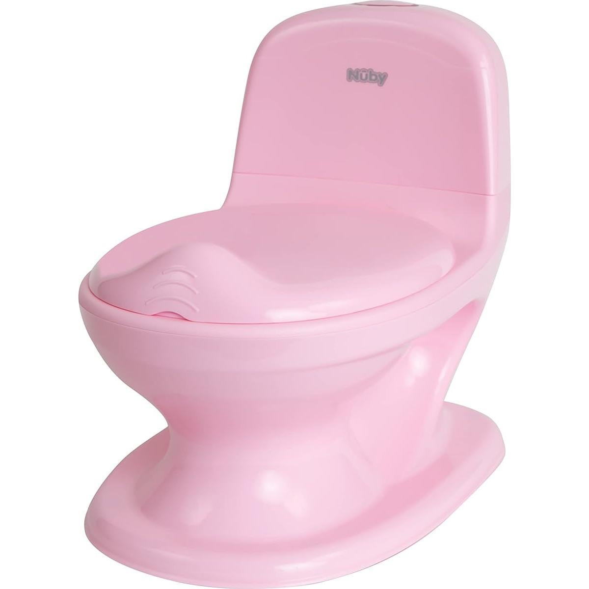 Orinal de Entrenamiento Nuby Rosa con Sonido 18+ Meses
