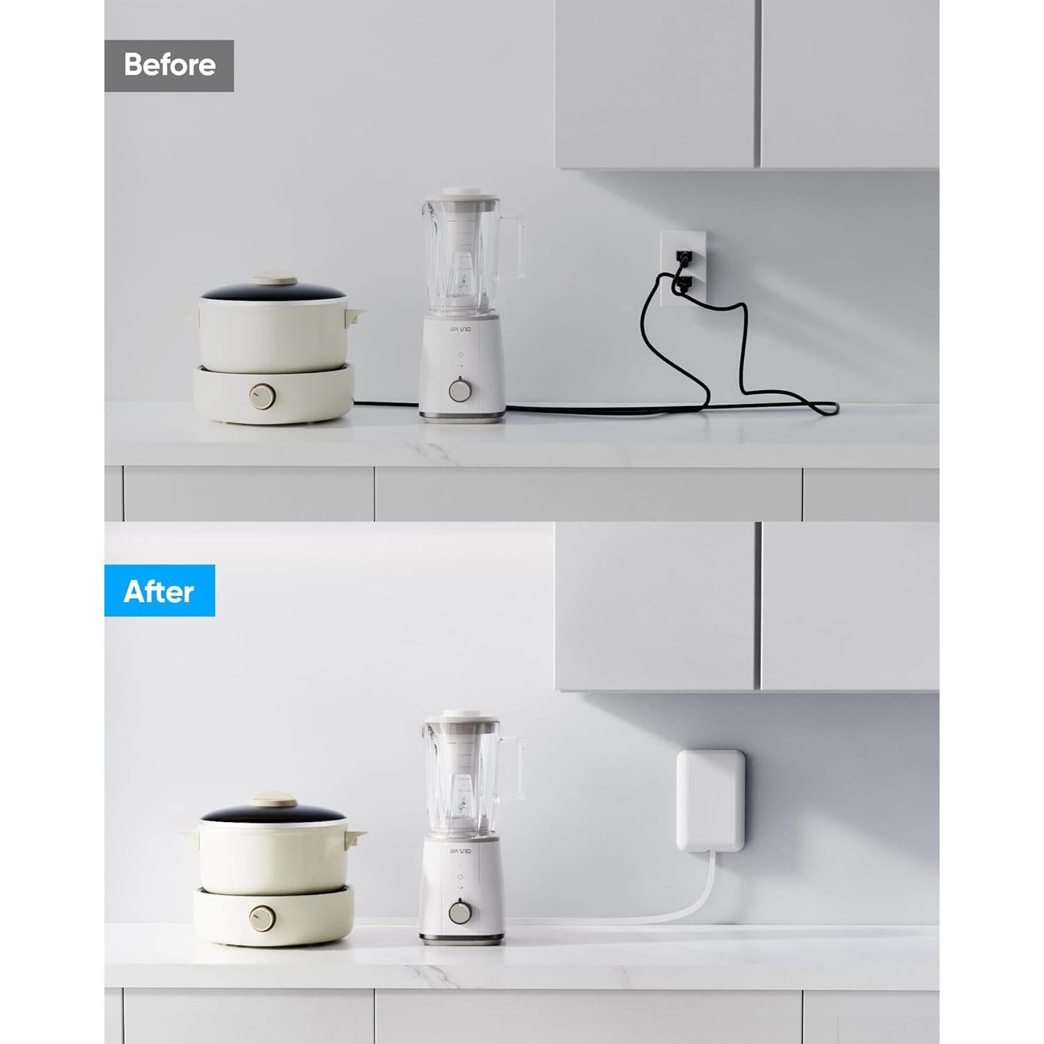 Regleta de Enchufes Olcorife 6 Salidas 3 USB 0.91m Protector