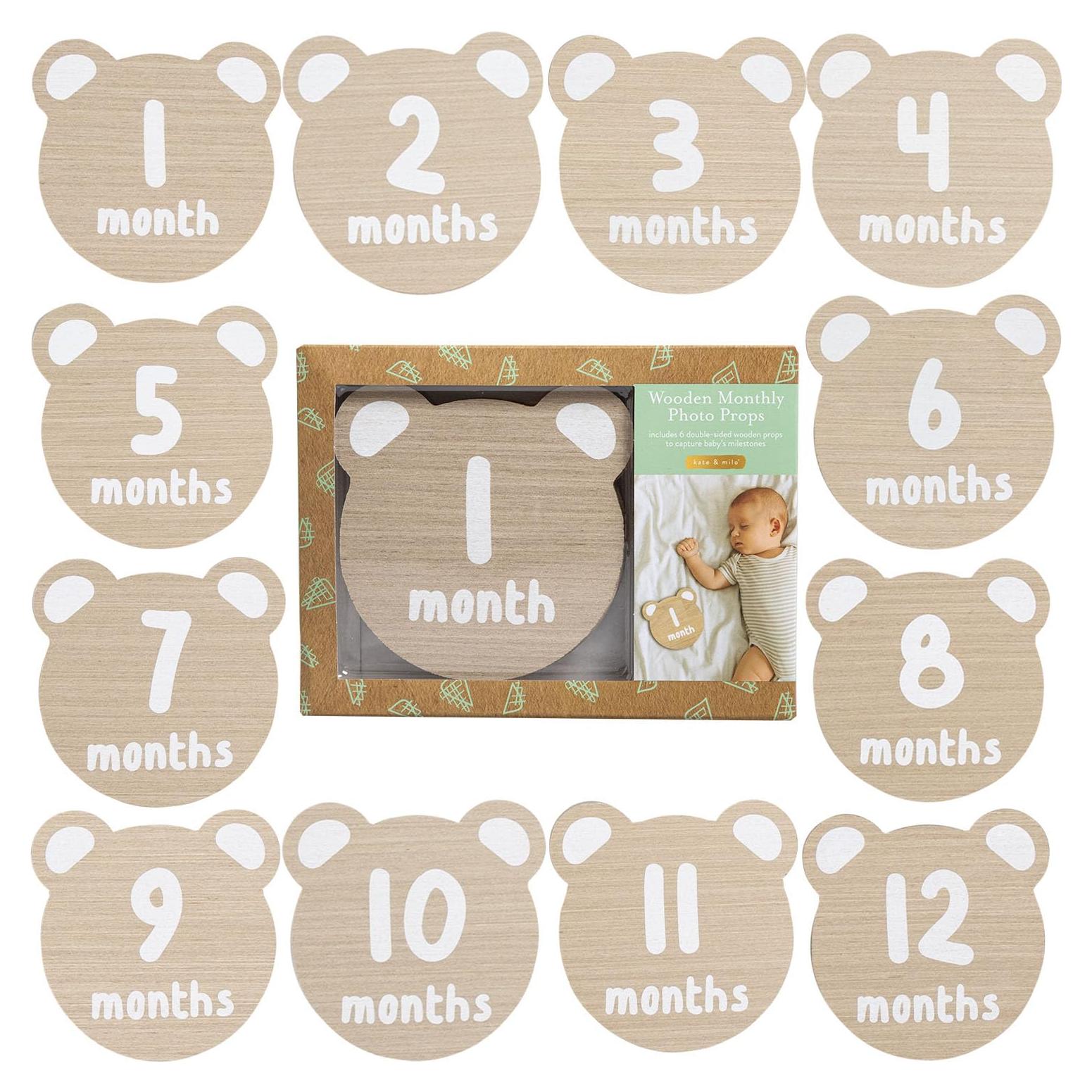 Discos de Hito de Madera Kate & Milo Oso 10.16 cm 6 Piezas