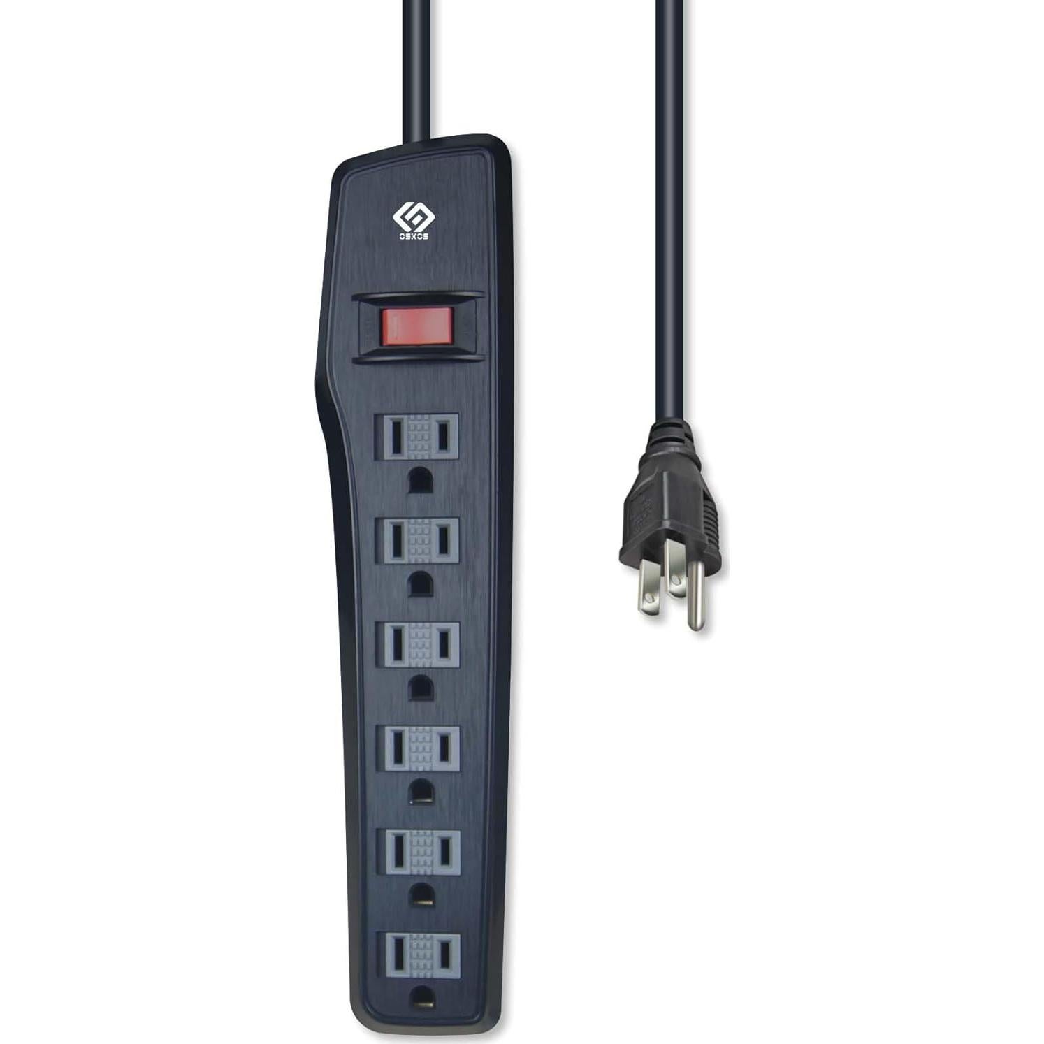 Regleta de Protección Sobretensiones OSKOS 6 Salidas 1.83m 500J