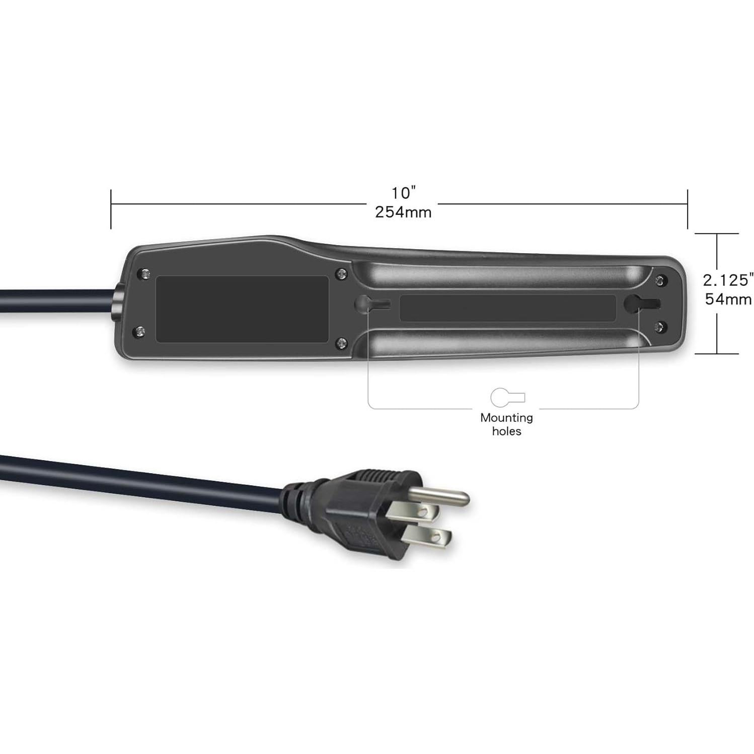 Regleta de Protección Sobretensiones OSKOS 6 Salidas 1.83m 500J