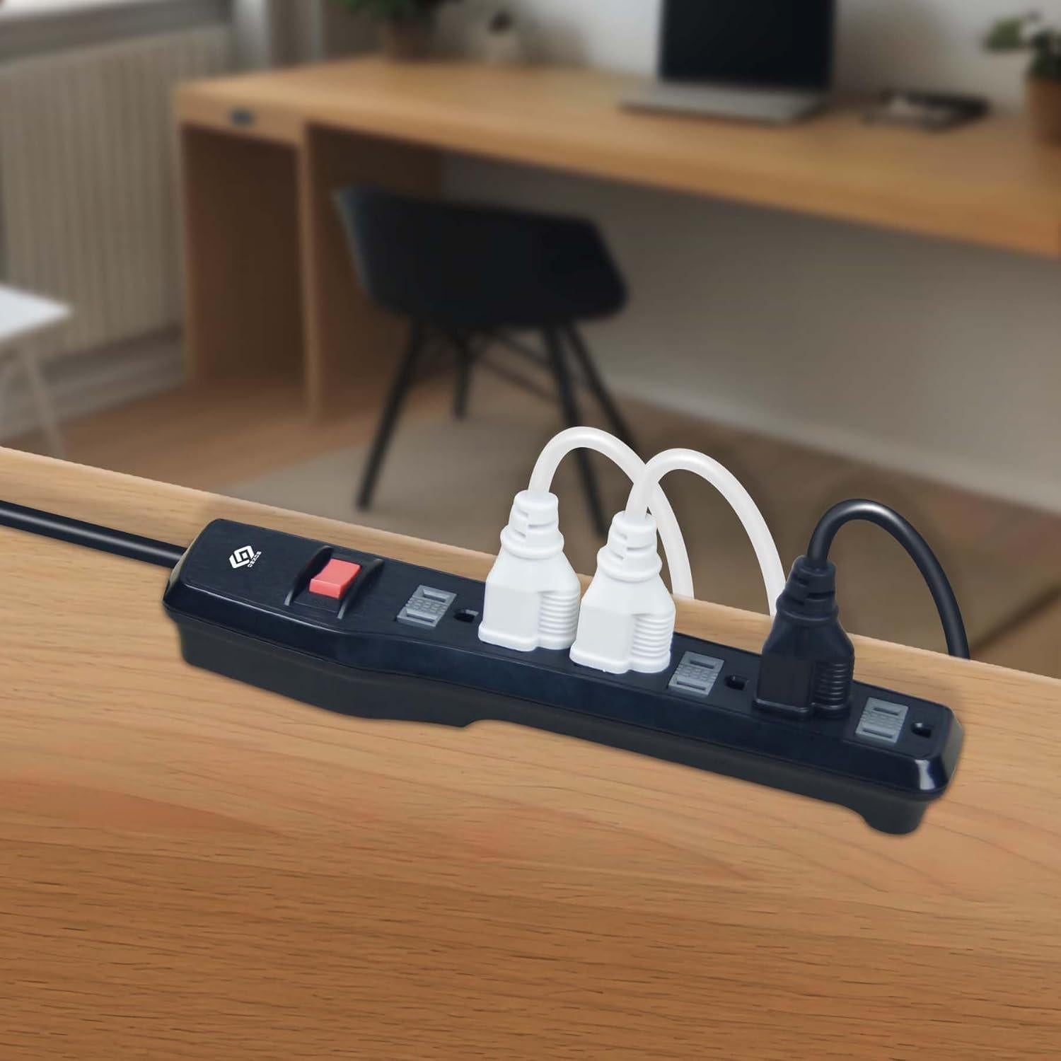 Regleta de Protección Sobretensiones OSKOS 6 Salidas 1.83m 500J