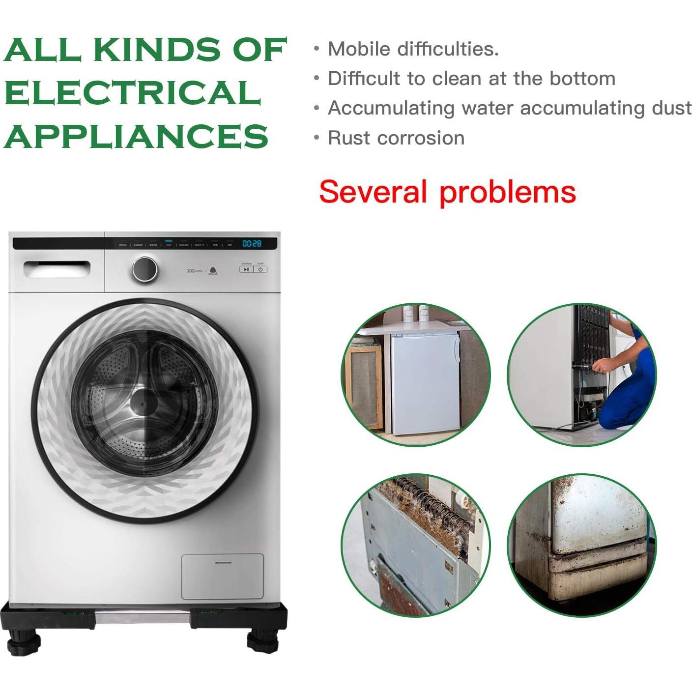 Soporte Ajustable I'SMARTMOON para Mini Refrigerador y Lavadora