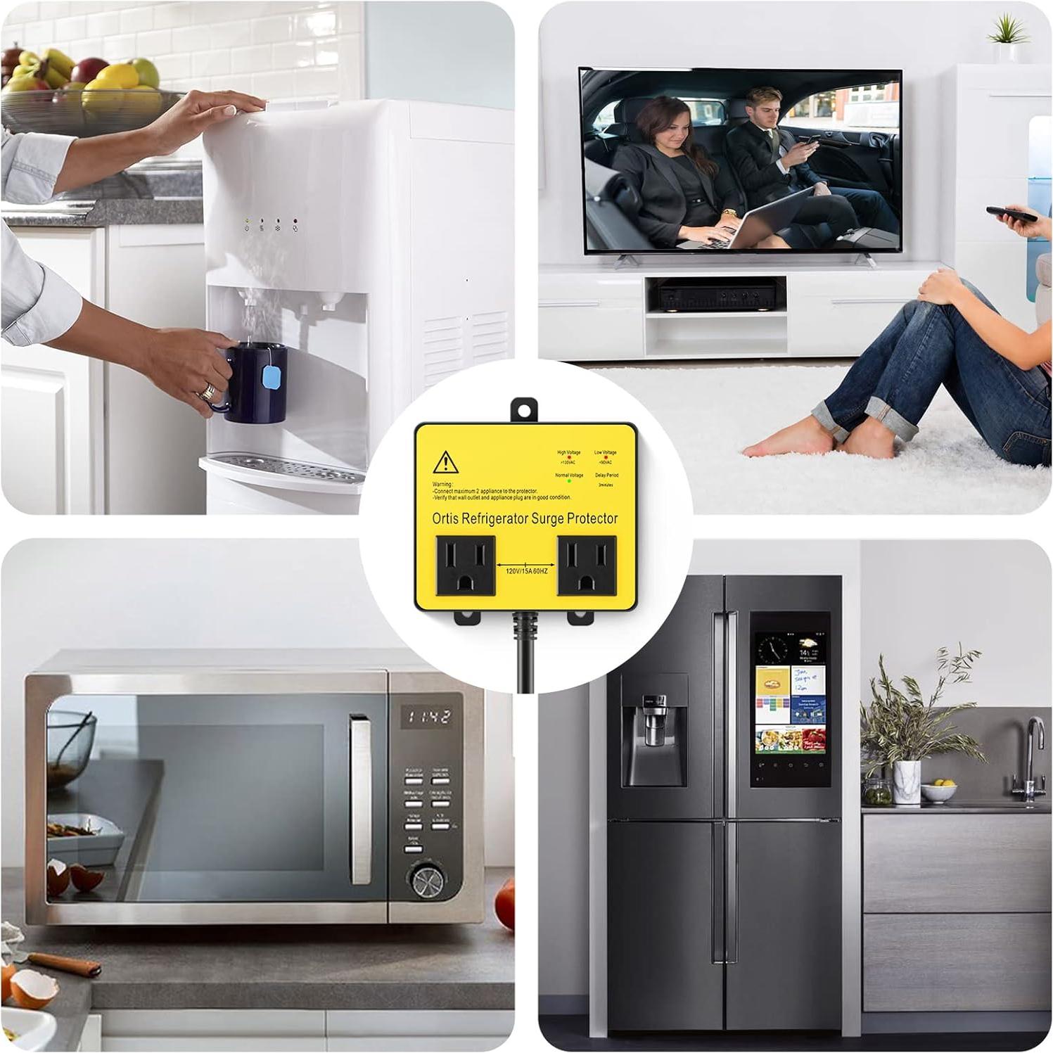 Protector de Sobretensión Ortis para Refrigerador y Electrodomésticos