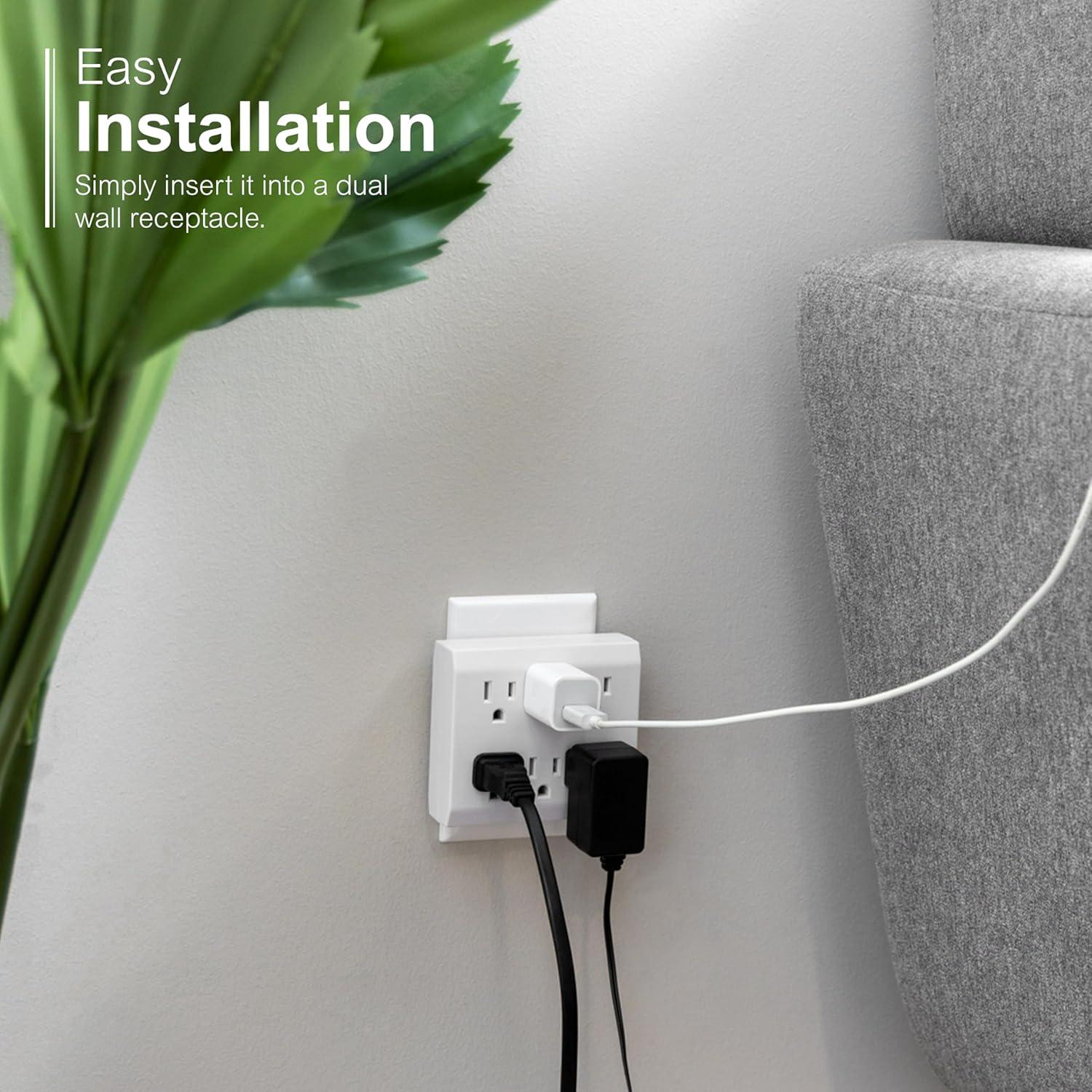 Protector de Sobretensión GE 6 Salidas 440 Julios Blanco