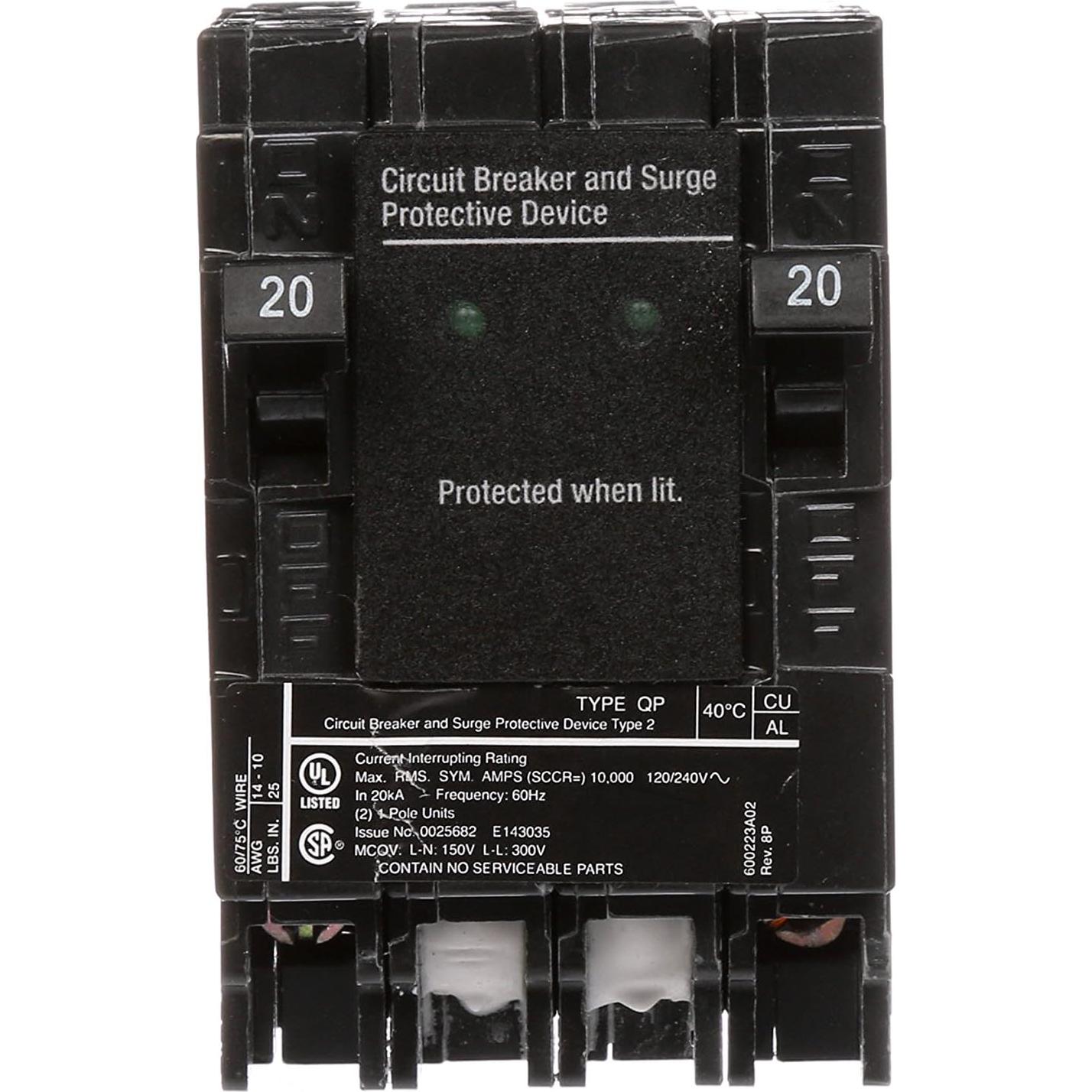 Protección contra Sobretensiones Siemens QSA2020SPD 20A