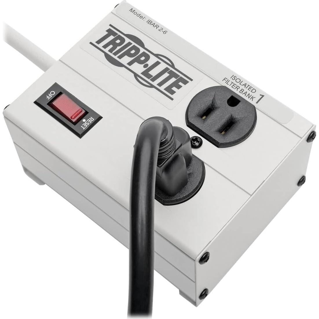 Protector de Sobretensión Tripp Lite IBAR2-6D 2 Salidas 1.83m