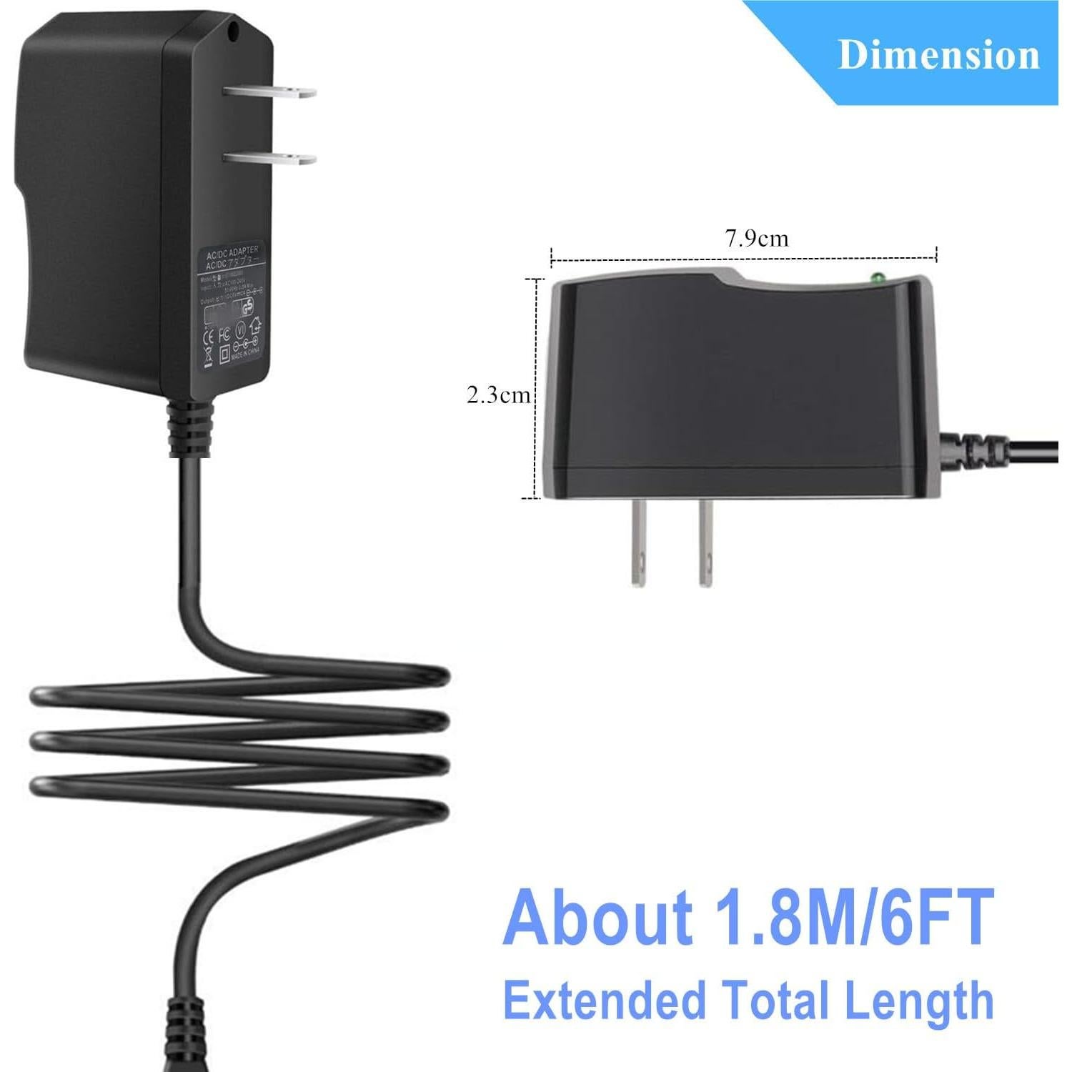 Fuente de Alimentación AC-DC 12V 1A GuanTing con 11 Conectores
