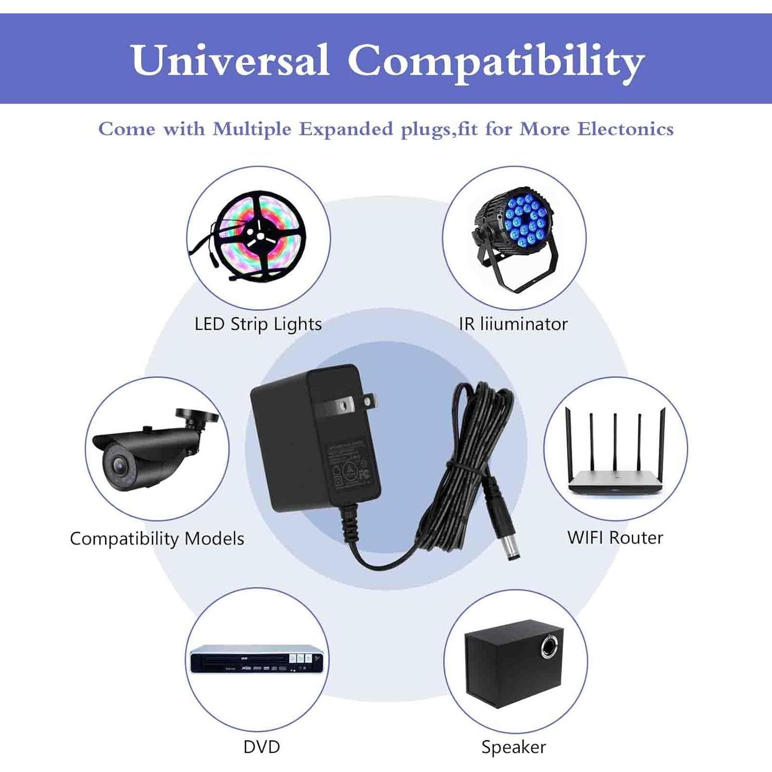 Adaptador de corriente universal 5V 1A TRYTHINK 9 en 1