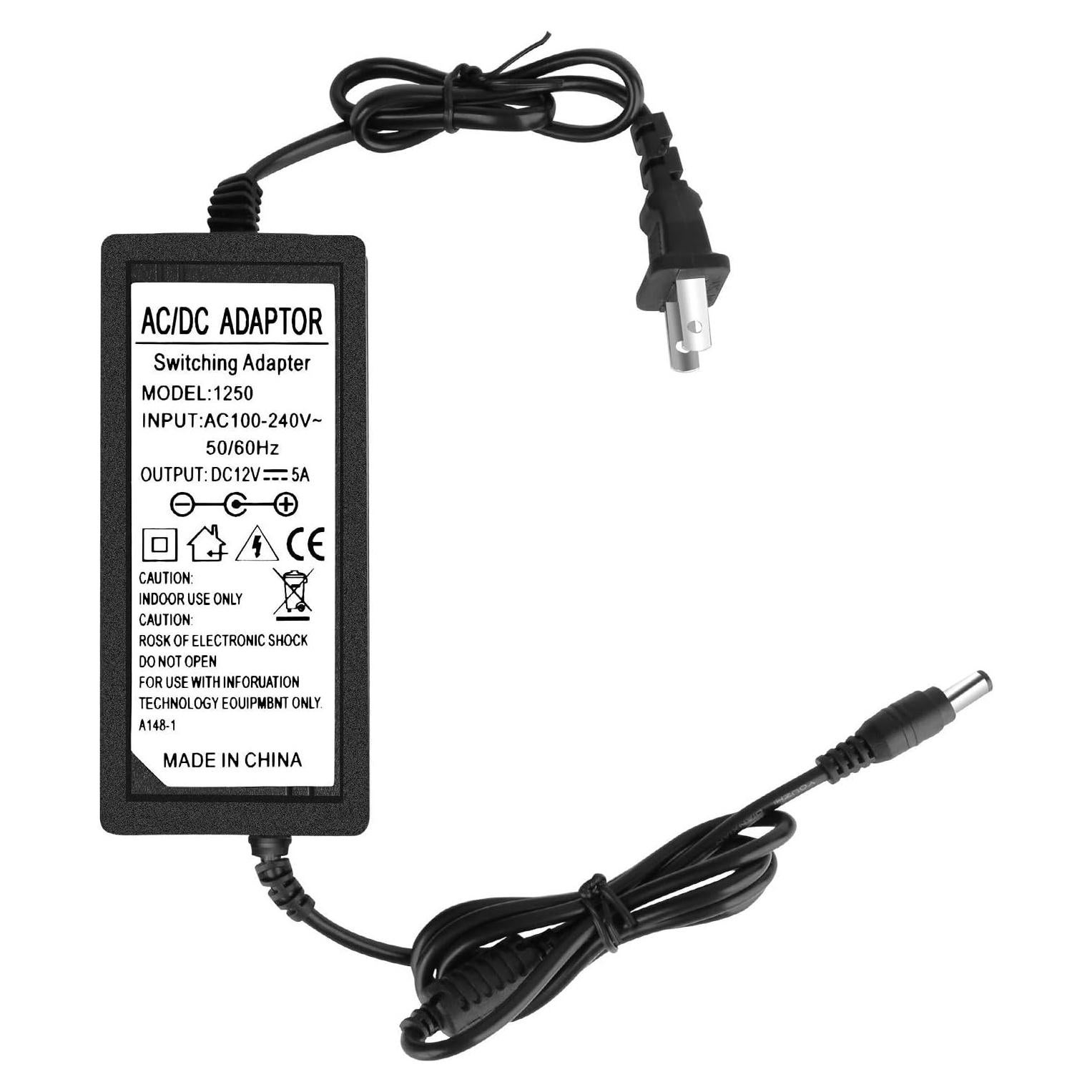 Fuente de Alimentación 12V 5A Waysse Adaptador AC DC