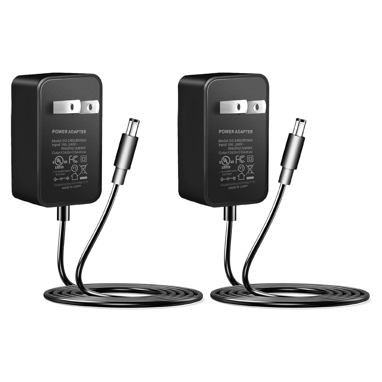 Fuente de Alimentación 24V 2A GAFOULO Adaptador LED 2 Paquetes