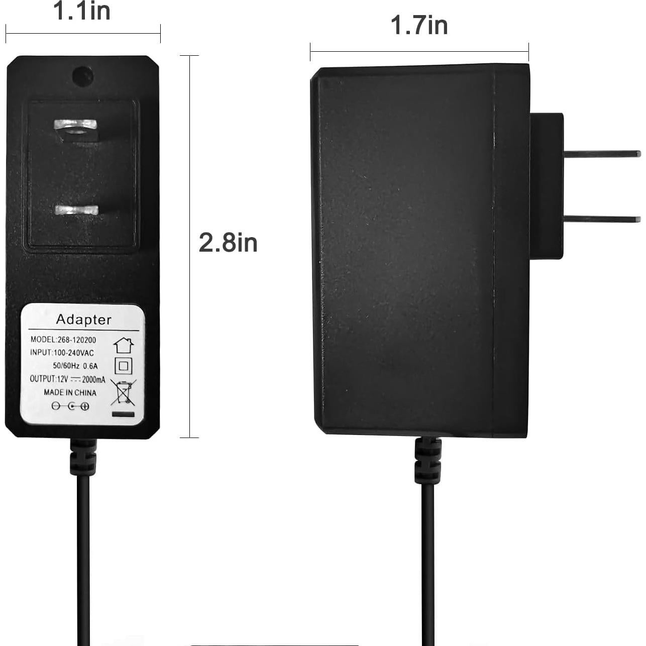 Adaptador de corriente 12V 2A XINKAITE para luces LED