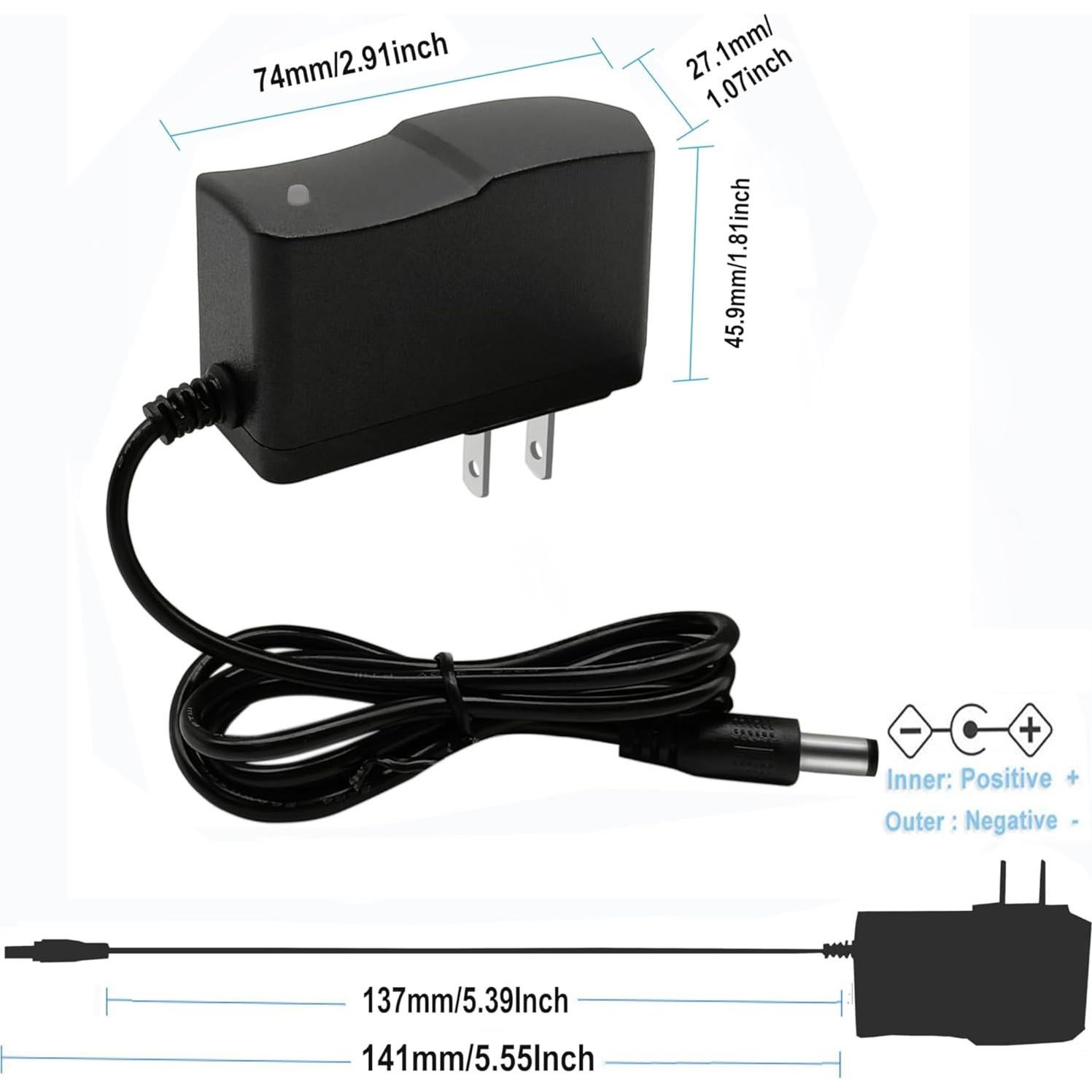 Adaptador de Alimentación 6V 2A DC 100-240V AC - 1m Cable