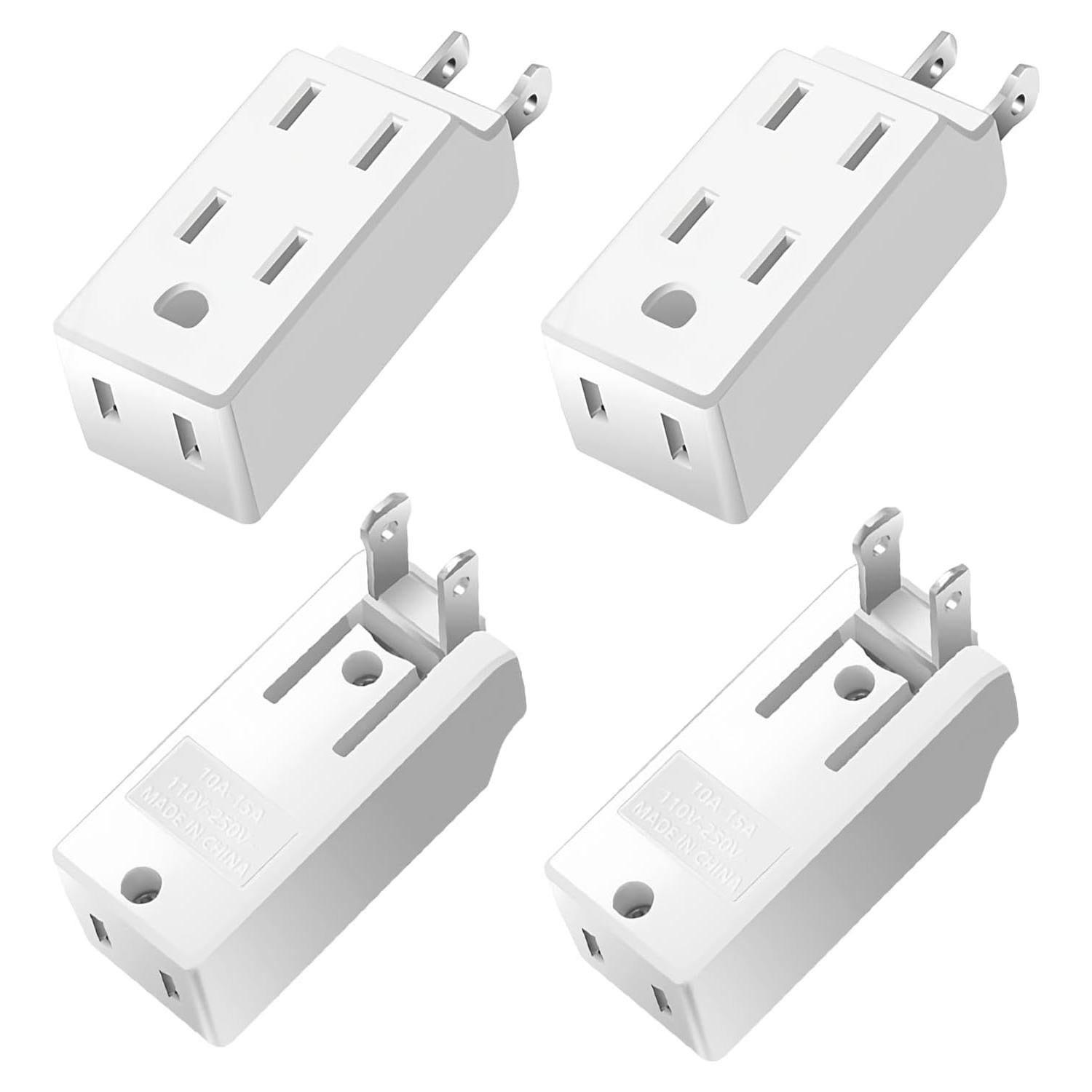 Extensor de Enchufe Múltiple ZwwYvv Mini Plug 3 Tomas 110-250VAC