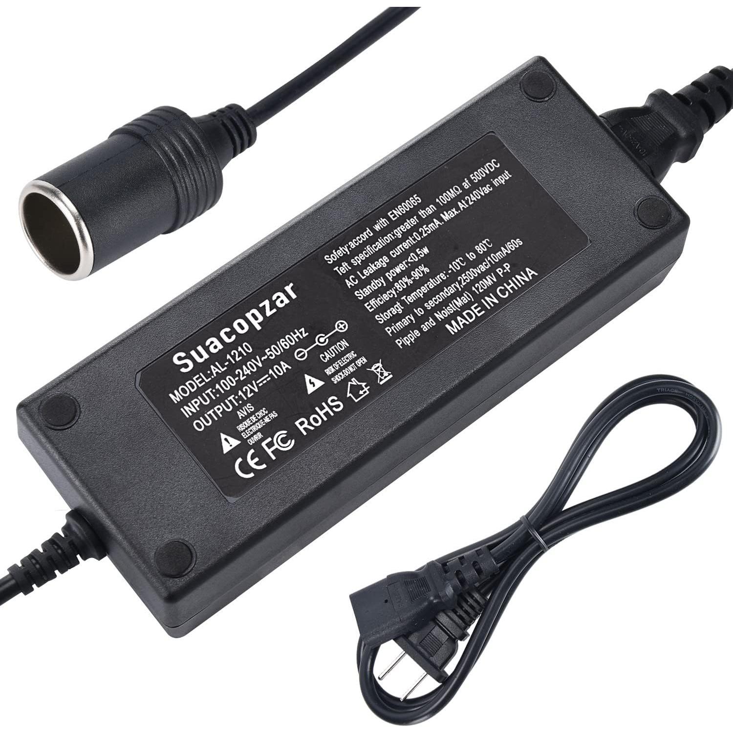 Adaptador de Corriente 12V 10A Subloom para Automóvil