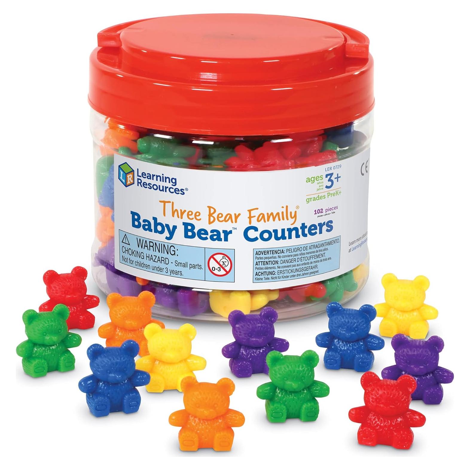 Contadores de Osito Bebé Learning Resources - 102 Piezas