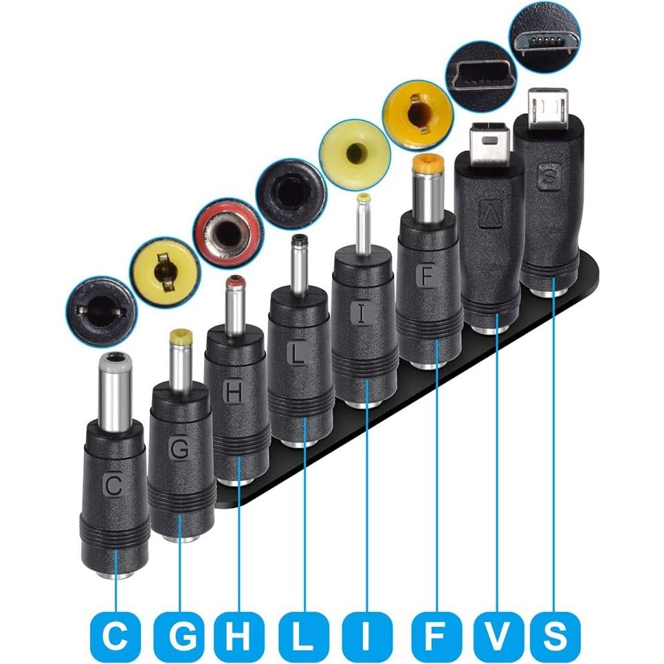 Adaptador de Alimentación SoulBay 5V 2A 10W con 8 Puntas