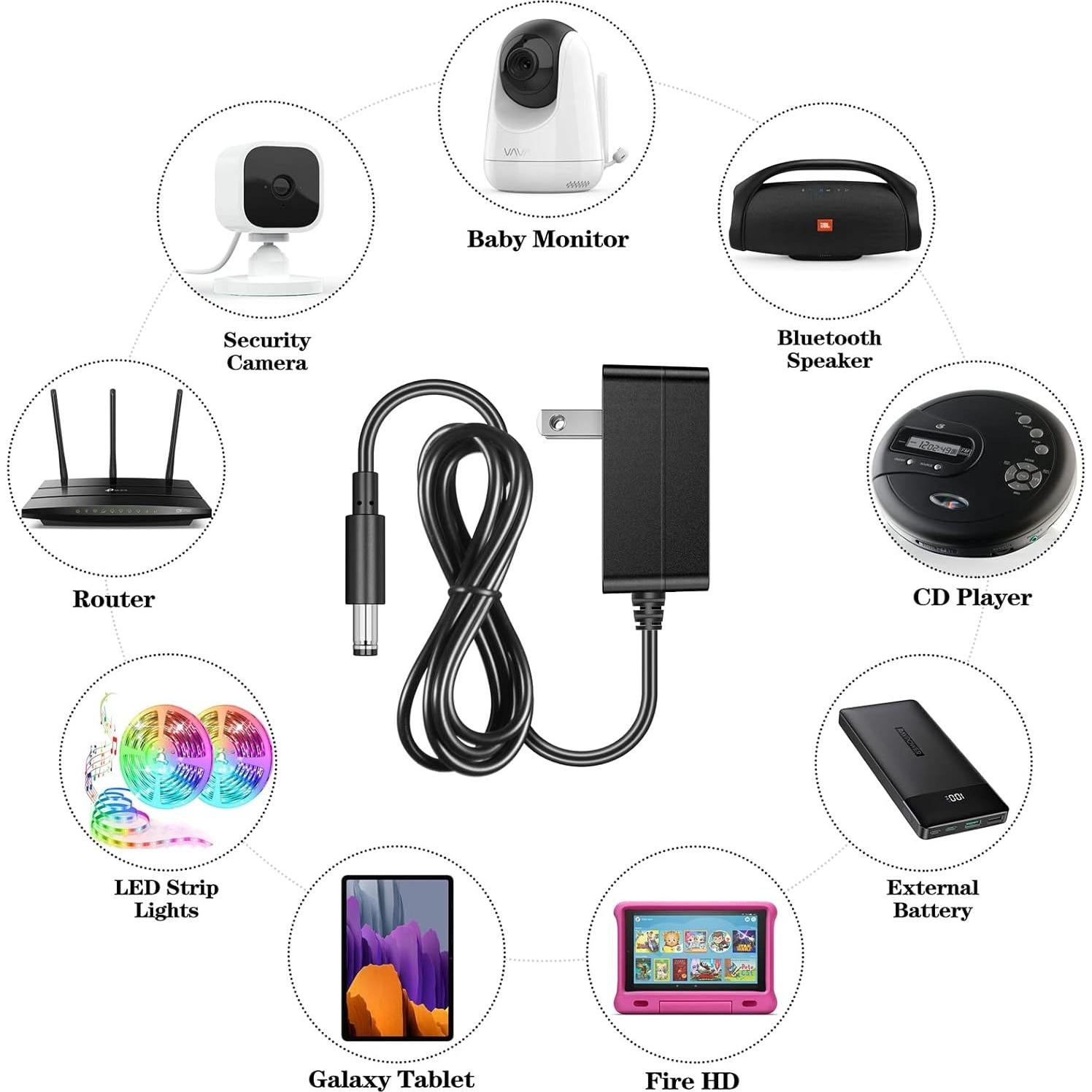 Adaptador de Alimentación SoulBay 5V 2A 10W con 8 Puntas