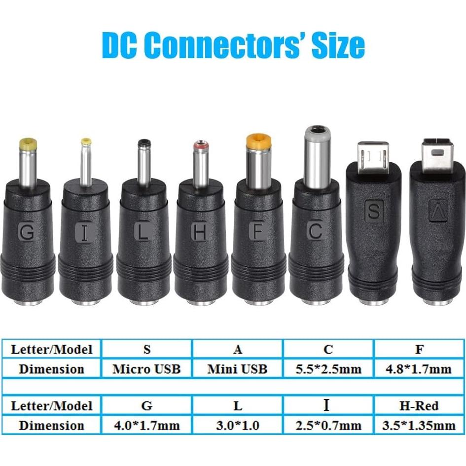 Adaptador de Alimentación SoulBay 5V 2A 10W con 8 Puntas