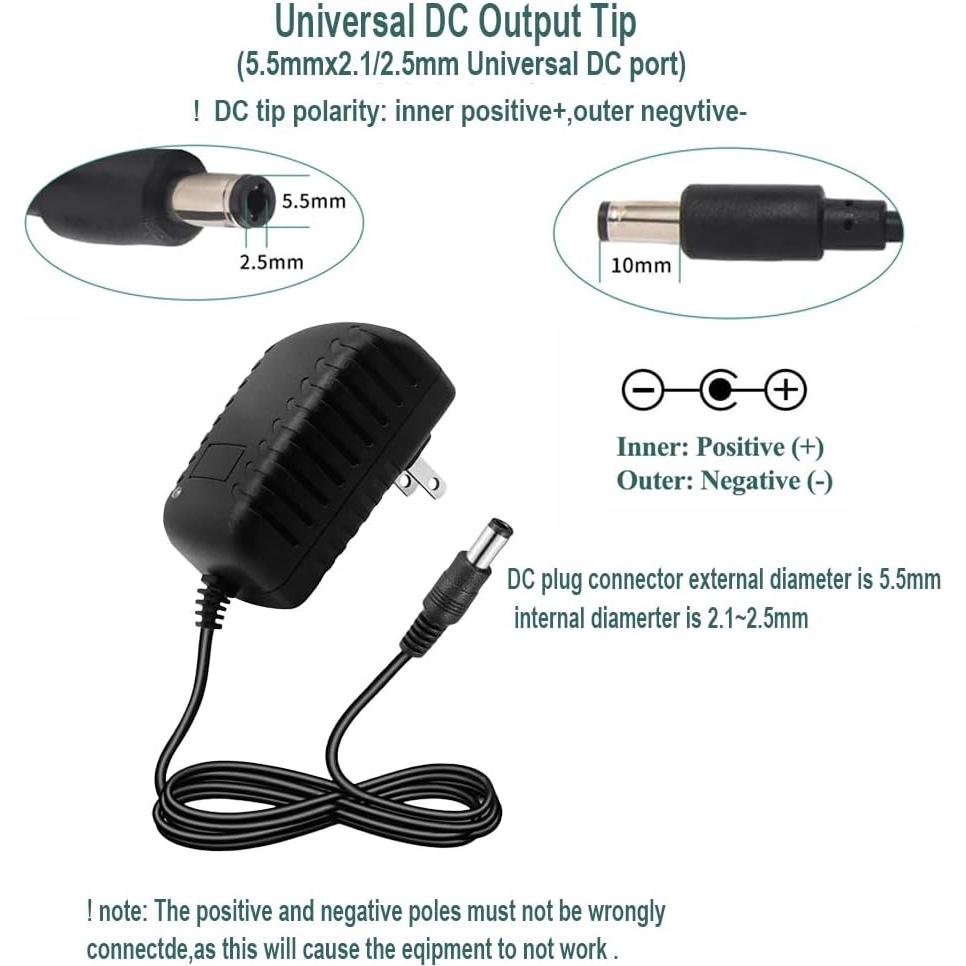 Adaptador de Corriente 12V 1.5A YOOFONE - 18W Max