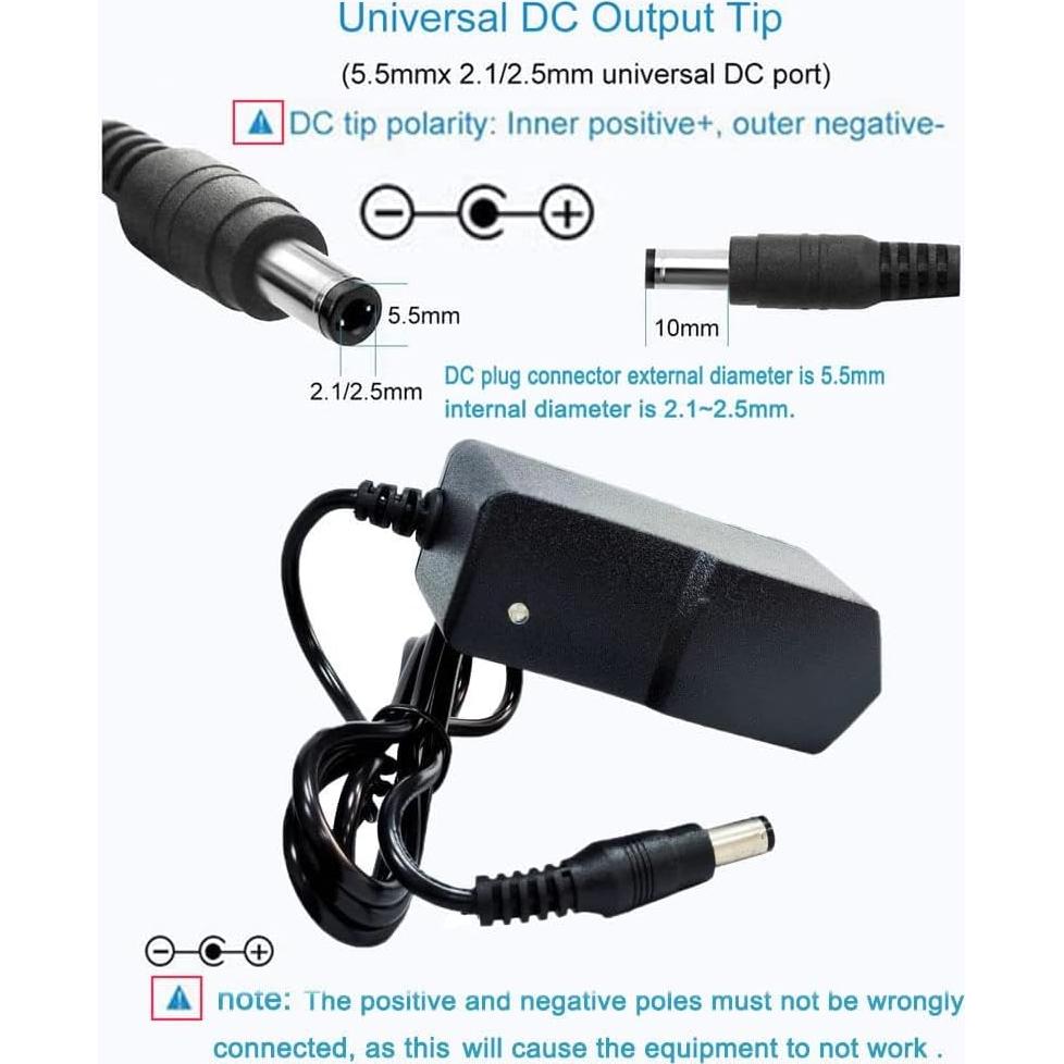 Adaptador de Alimentación 5V 2A MTYTOT para LED y Cámaras