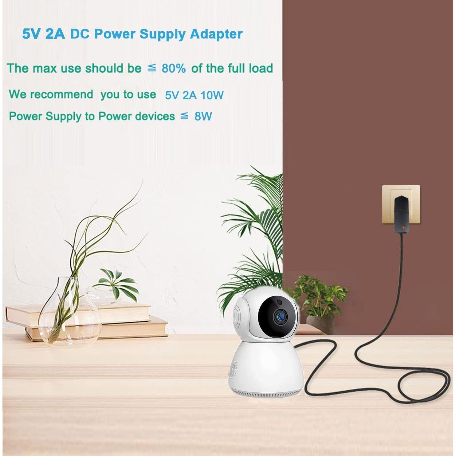 Adaptador de Alimentación 5V 2A MTYTOT para LED y Cámaras