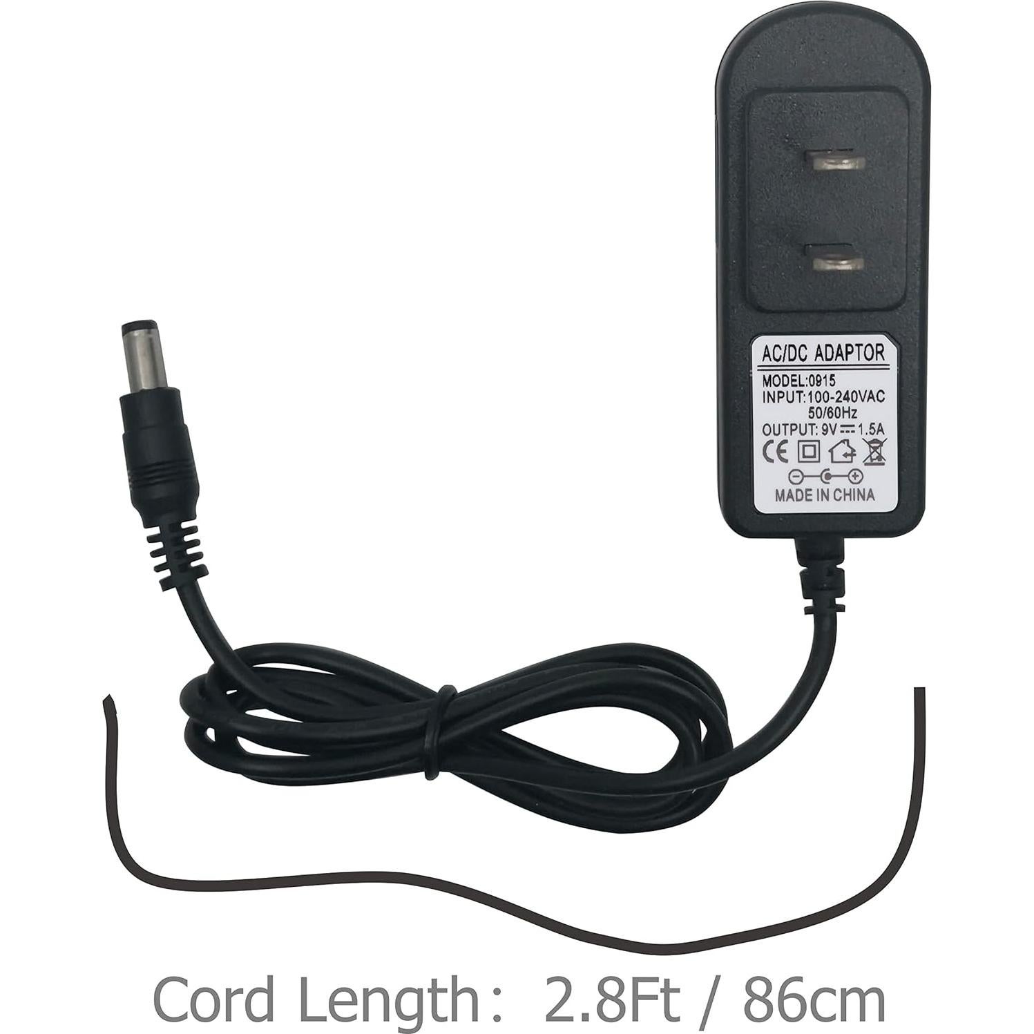 Adaptador de Alimentación CA a CC EIKS 9V 1.5A con Conector 5.5x2.1mm